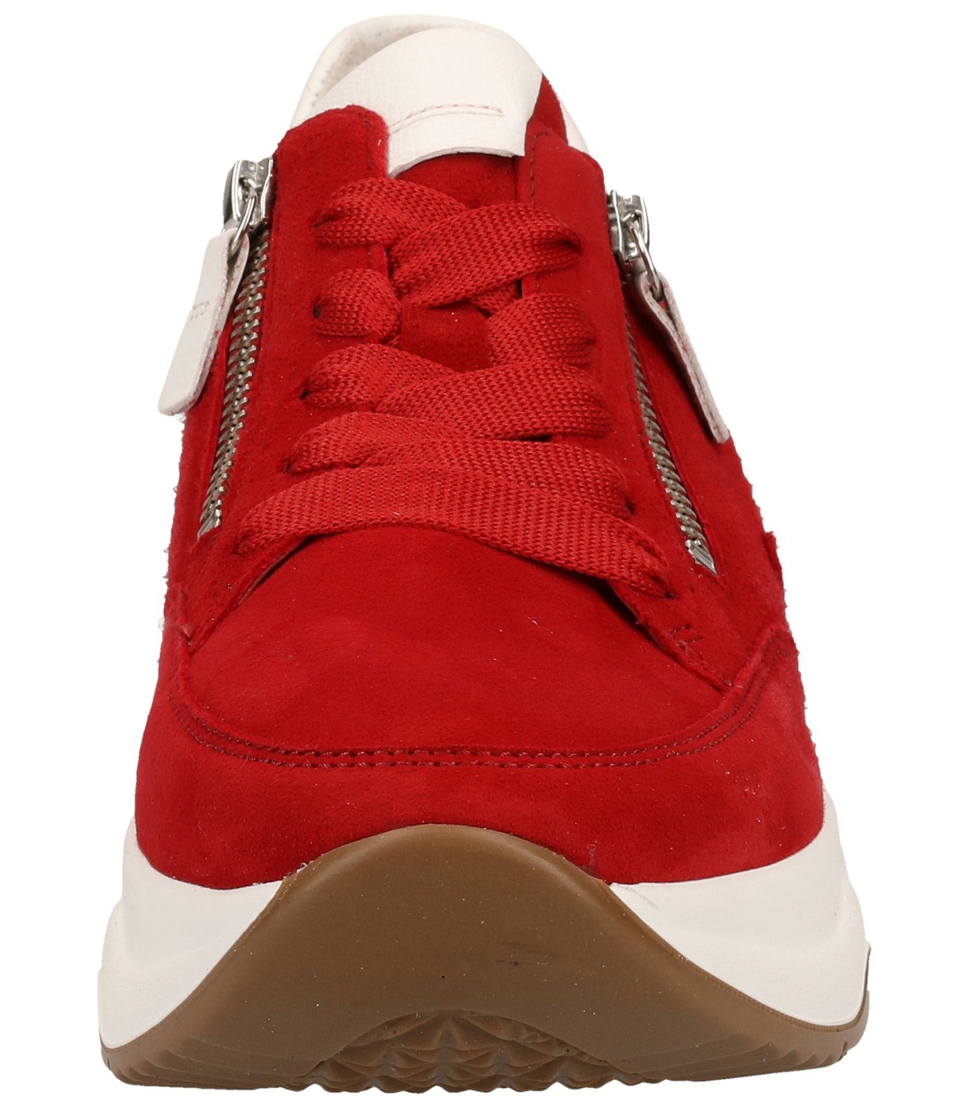 Leder/Textil Rot Gabor Sneaker Sneaker