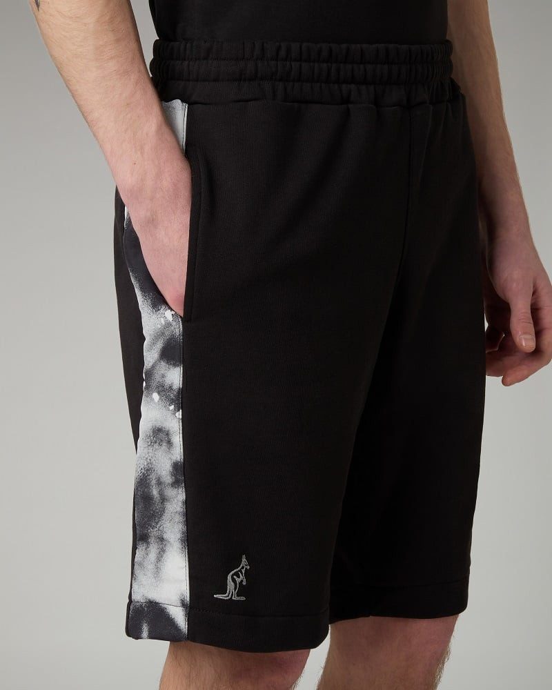 Shorts Tennishose File 2025 (Baumwolle) kurz schwarz/weiss Herren