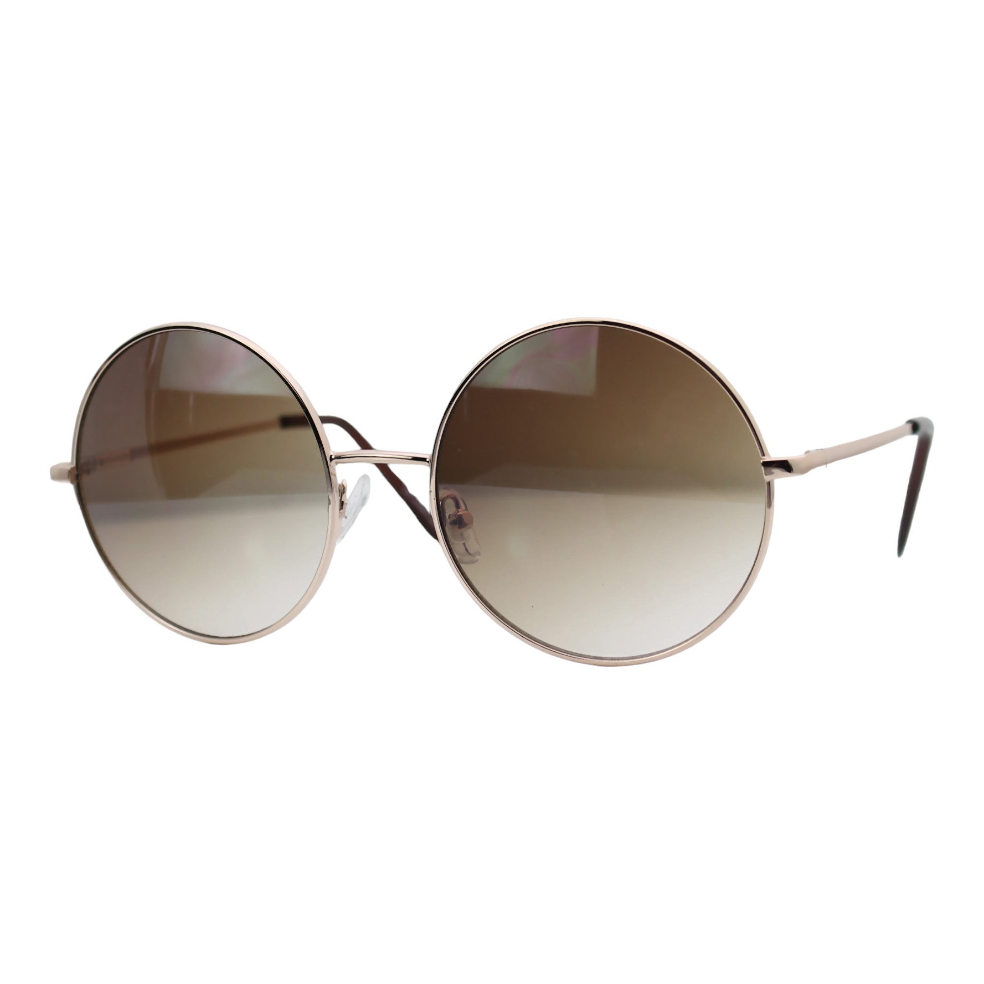 Rennec Sonnenbrille (Große Nickelbrille Hippie Style günstig online kaufen