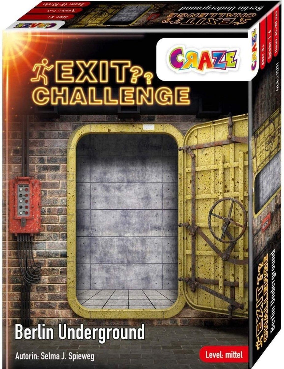 CRAZE Spiel, EXIT