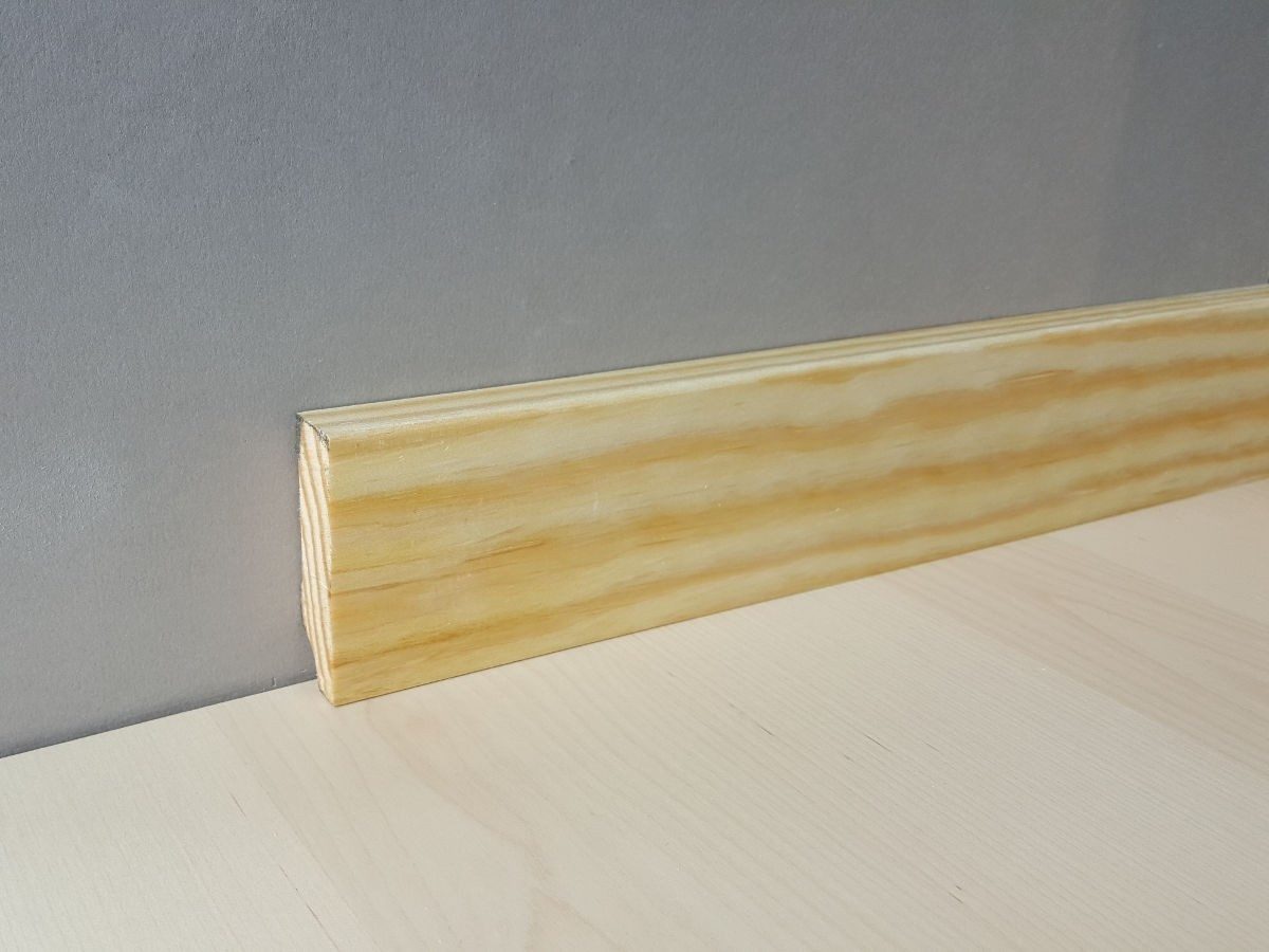PROVISTON Sockelleiste 16 x 60 x 2500 mm Fußleiste Massivholz Kiefer Roh by PROVISTON, L: 250 cm, 1-St.