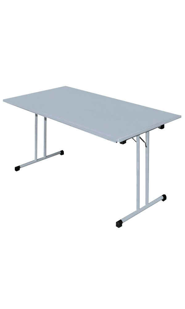 Steelboxx Klapptisch Konferenztisch Schreibtisch 160x80cm grau