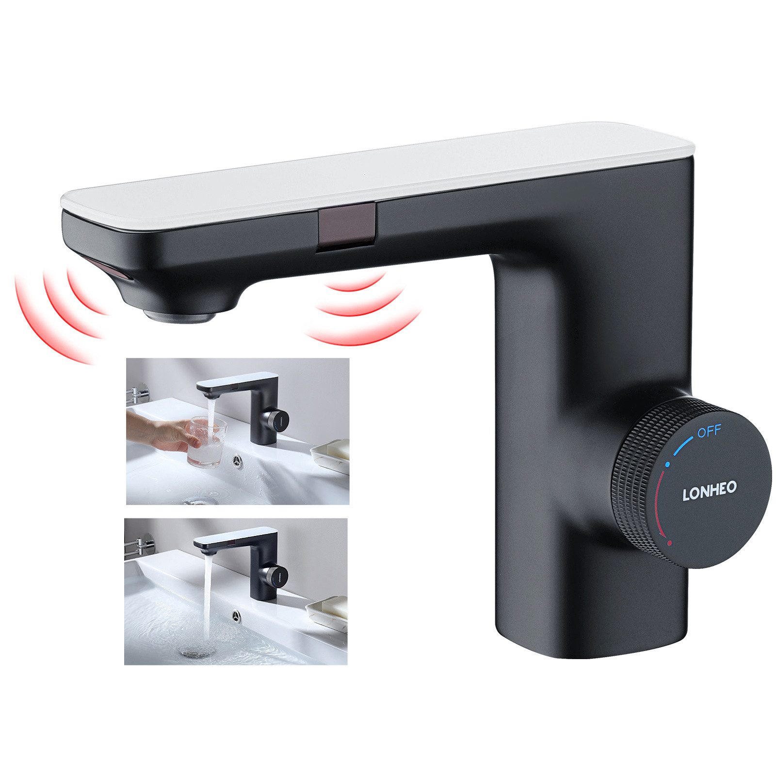 Auralum Max Waschtischarmatur IR Infrarot Sensor günstig online kaufen
