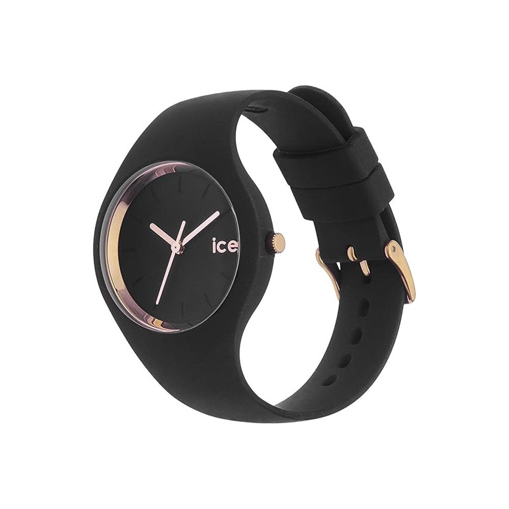 ice-watch Quarzuhr Ice-Watch Ice Glam Black Rose-Gold 000979, Hochwertiges Produkt mit zeitlosem Design, sorgfältiger Verarbeitung