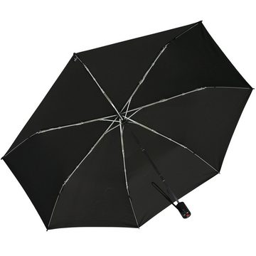Knirps® Taschenregenschirm leichter, kompakter Schirm mit Auf-Zu-Automatik, schönes Katzen Design für Damen - Cat move