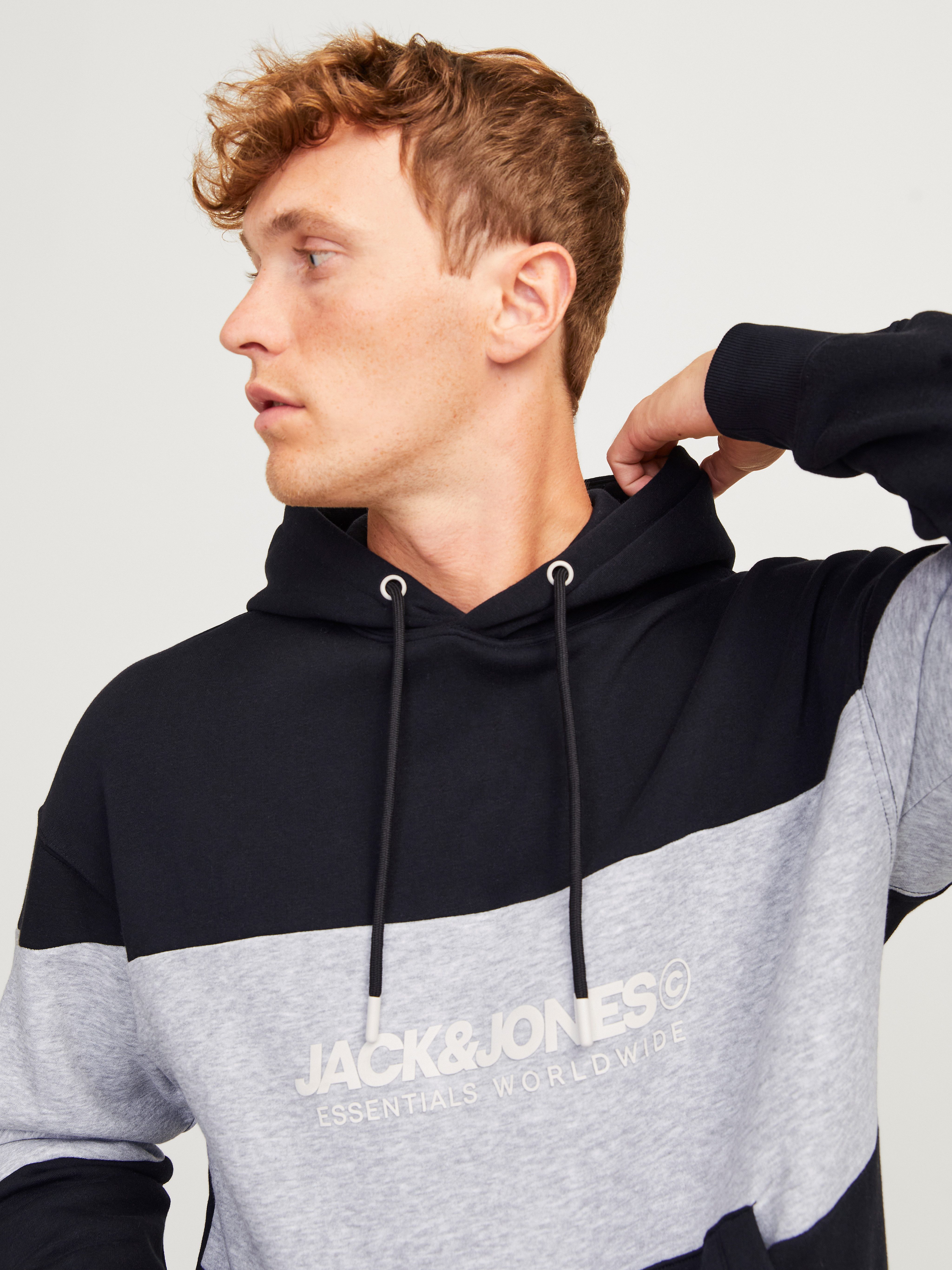 Jack & Jones Kapuzensweatshirt JJELEGACY BLOCKING günstig online kaufen