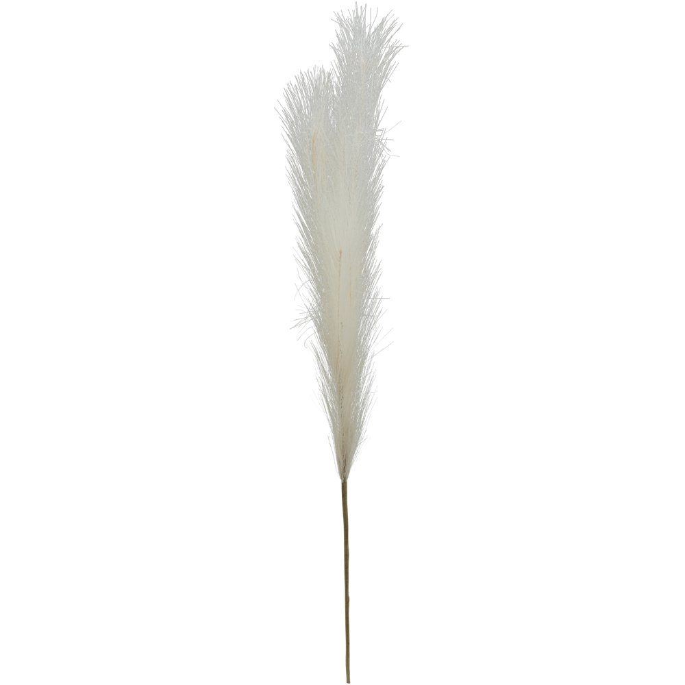 Kunstblume Feder Kunstzweig Kunstfeder Federstrauß 80 cm beige Feder, matches21 HOME & HOBBY, Höhe 100 cm