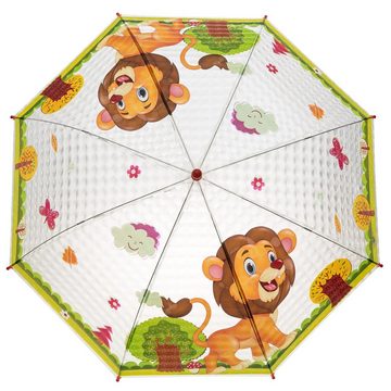 Idena Taschenregenschirm Idena 50047 - Kinderregenschirm für Jungen und Mädchen, mit putzigem