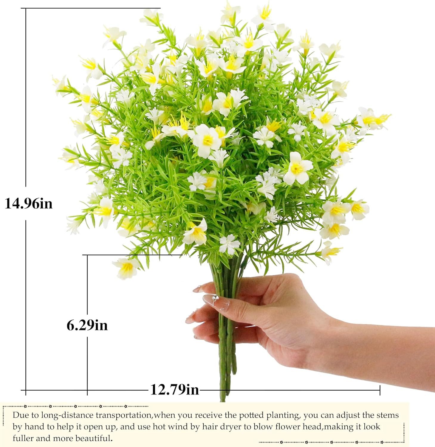 Kunstblumenstrauß 6 Stück Kunstblumen Wie Echt, günstig online kaufen
