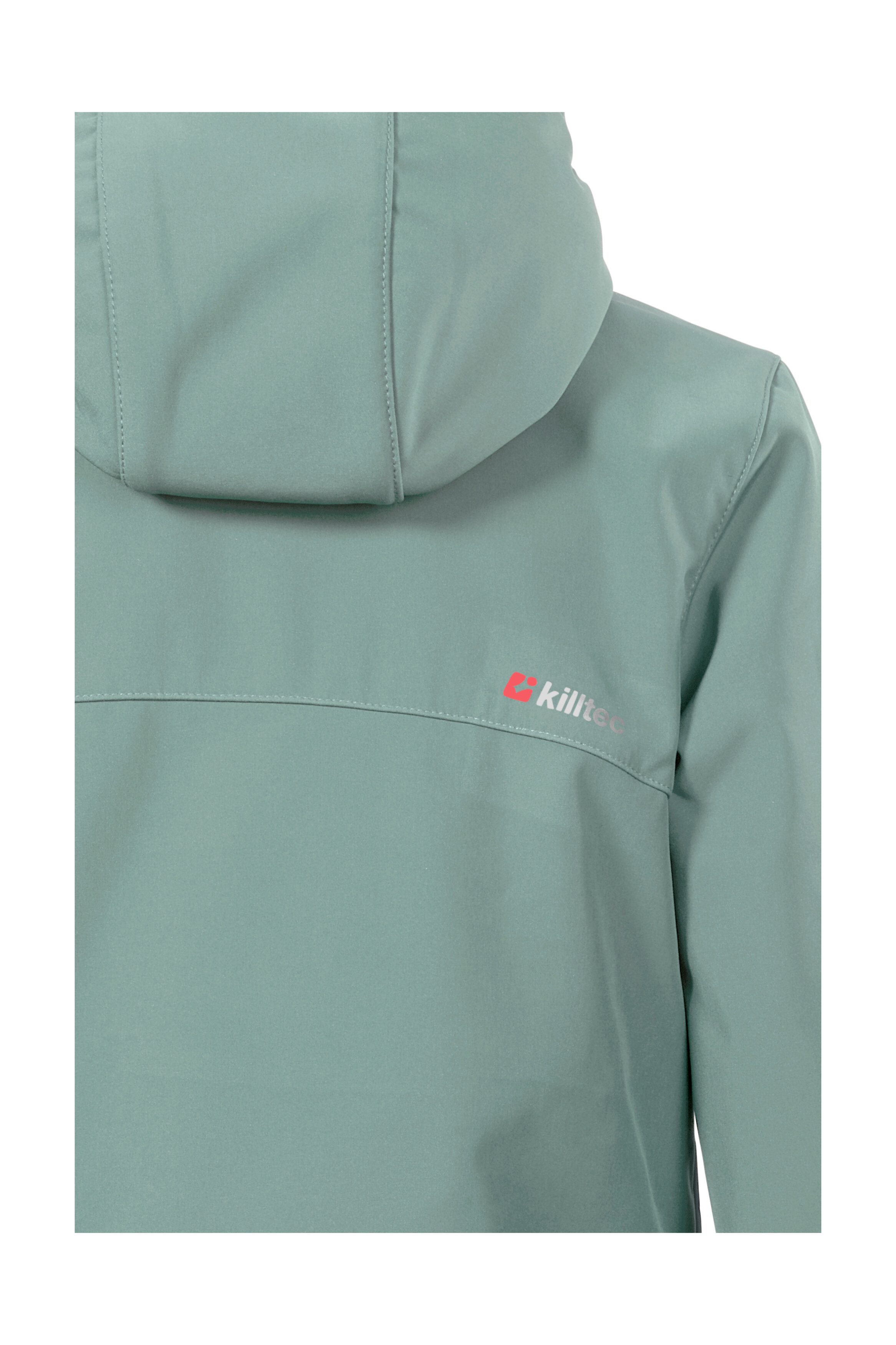 Killtec Softshelljacke Girls Softshelljacke Wasserabweisend, verstellbare Kapuze u Ärmel, Fleece-Innenfutter