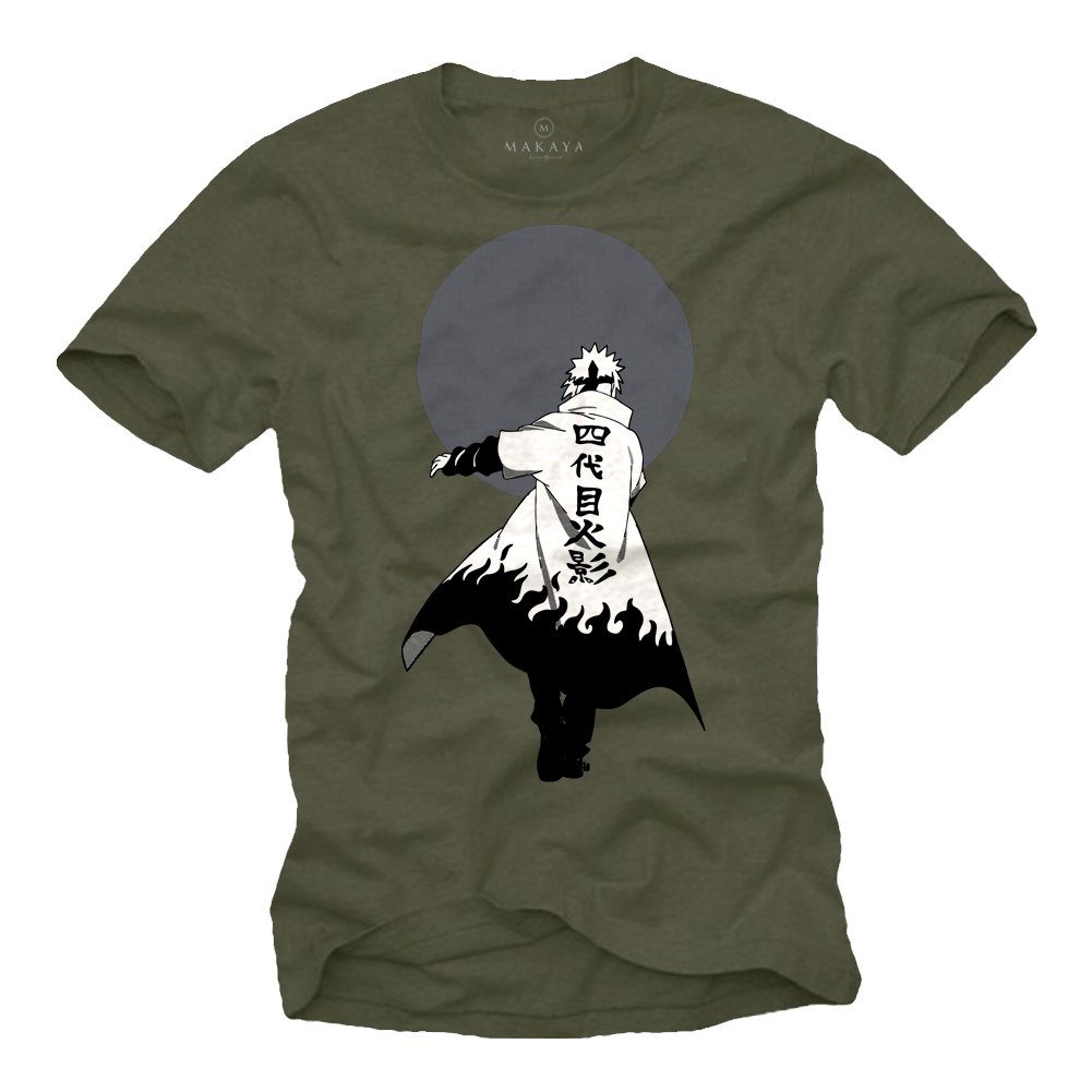 Print-Shirt Manga Anime Ninja Motiv Shippuden Mantel Kinder Comic