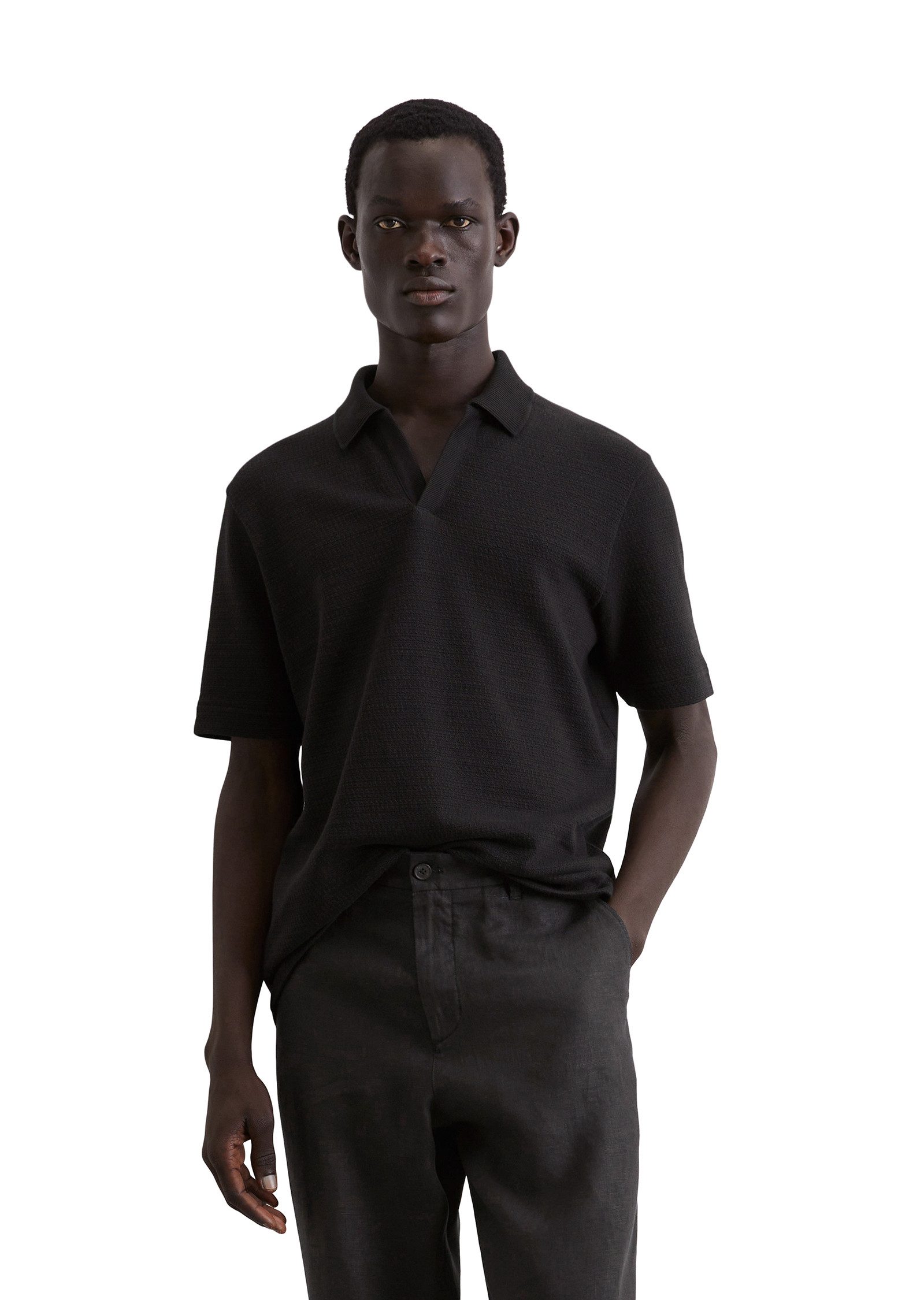 Marc O'Polo Poloshirt mit feiner Struktur günstig online kaufen