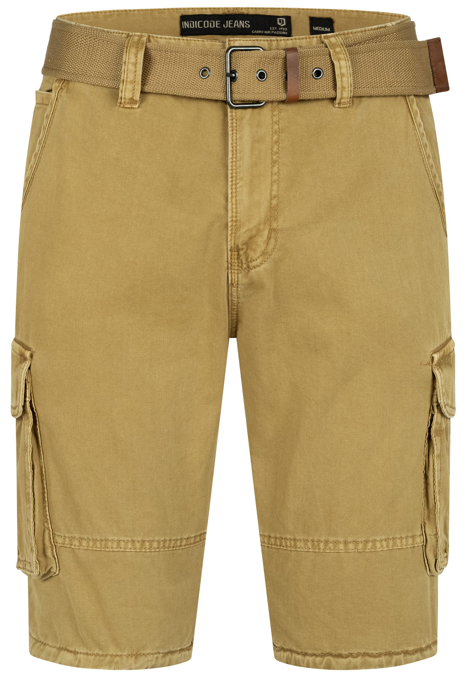 Indicode Cargoshorts Monroe Cargo mit 6 günstig online kaufen