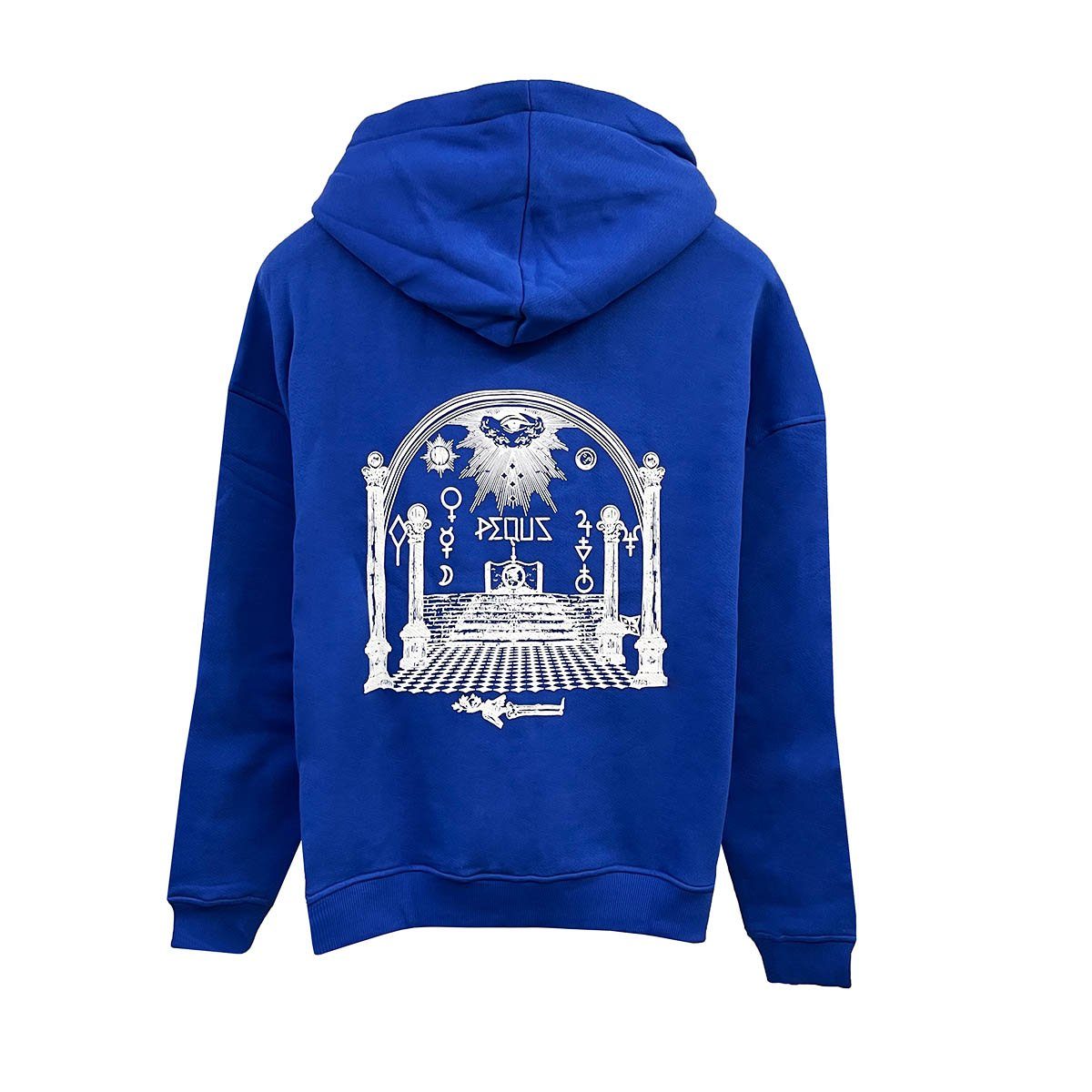 PEQUS Kapuzensweatjacke Monument Graphic
