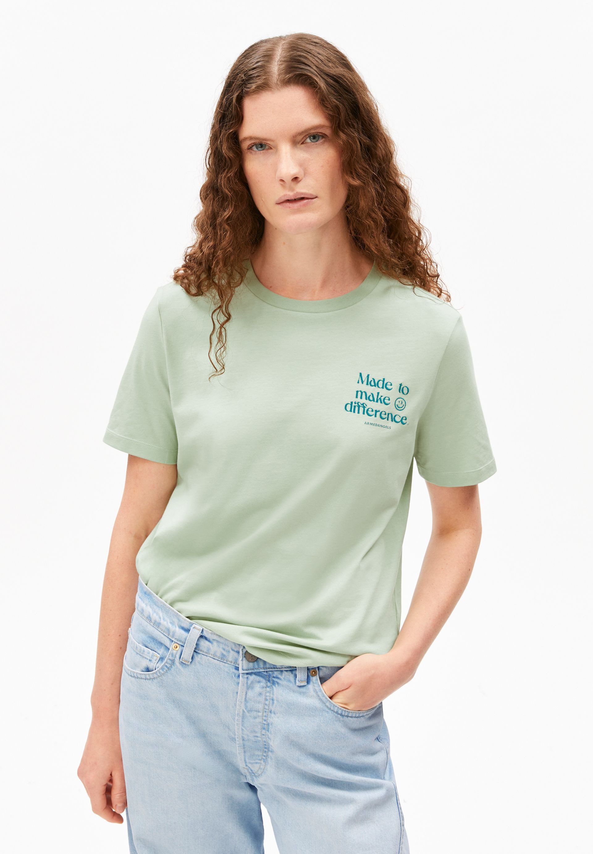 Armedangels T-Shirt LUALAA EMBRO T-Shirt aus Bio-Baumwolle Regular Fit günstig online kaufen