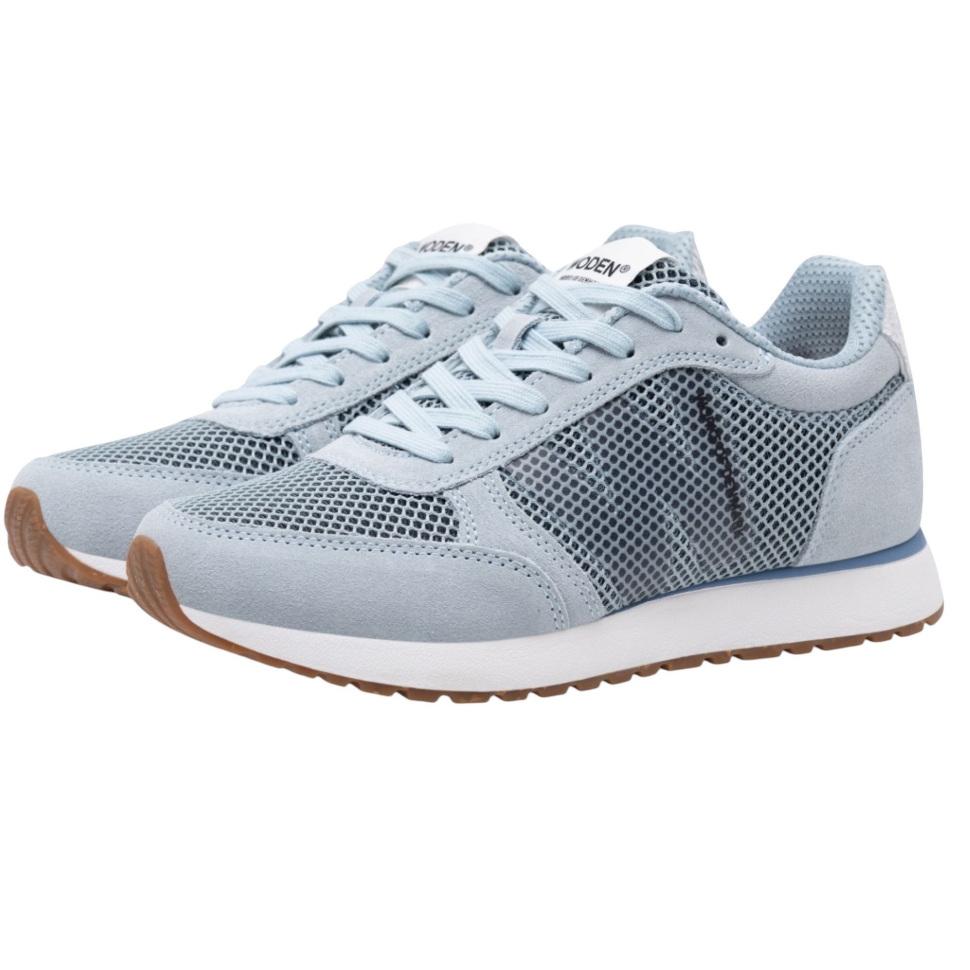 WODEN Ronja Icon (Veloursleder/Mesh) hellblau Damen Sneaker