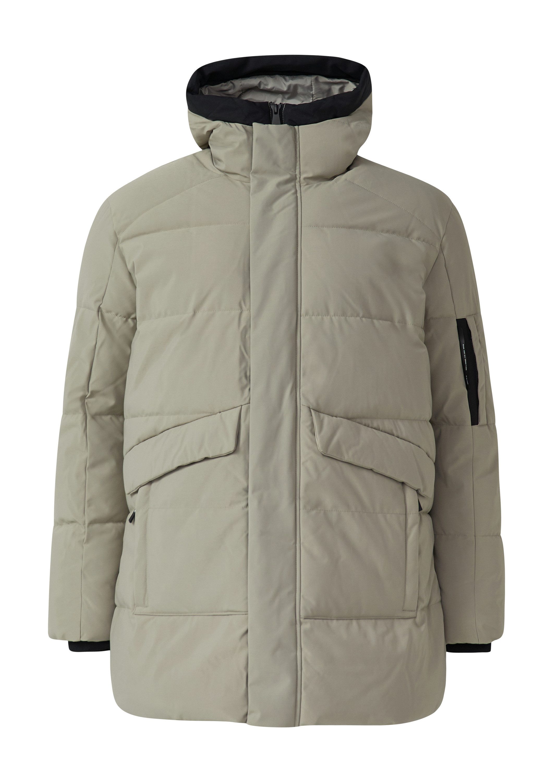 s.Oliver Winterjacke Outdoor-Jacke Wasserabweisender Puffer-Parka mit Kapuz günstig online kaufen