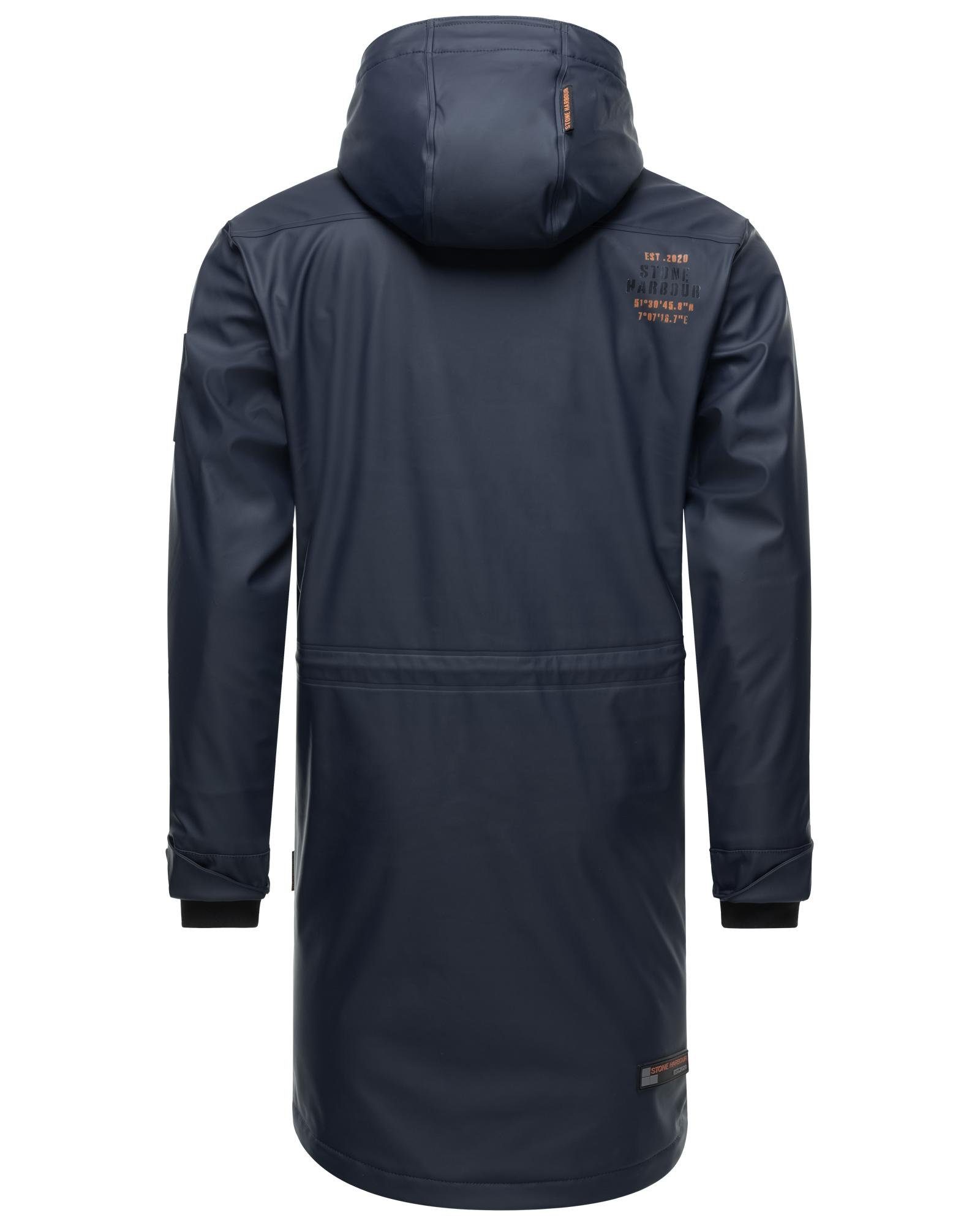 Stone Harbour Regenmantel Verdaan Wasserdichter Regenparka mit Fleece-Innenfutter