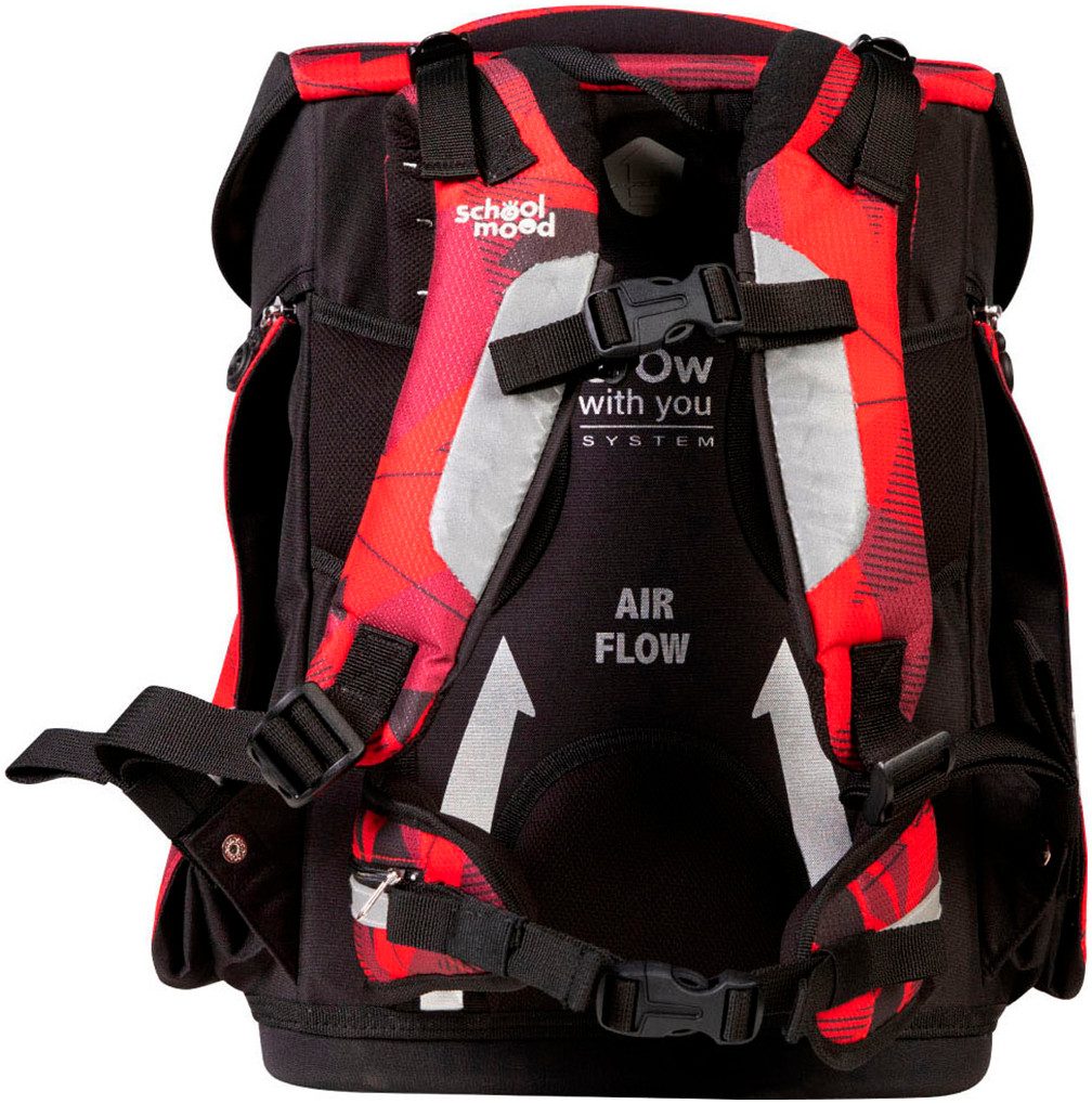 SCHOOL-MOOD® Schulranzen Champion Maxx Pro (Set, 7-tlg)