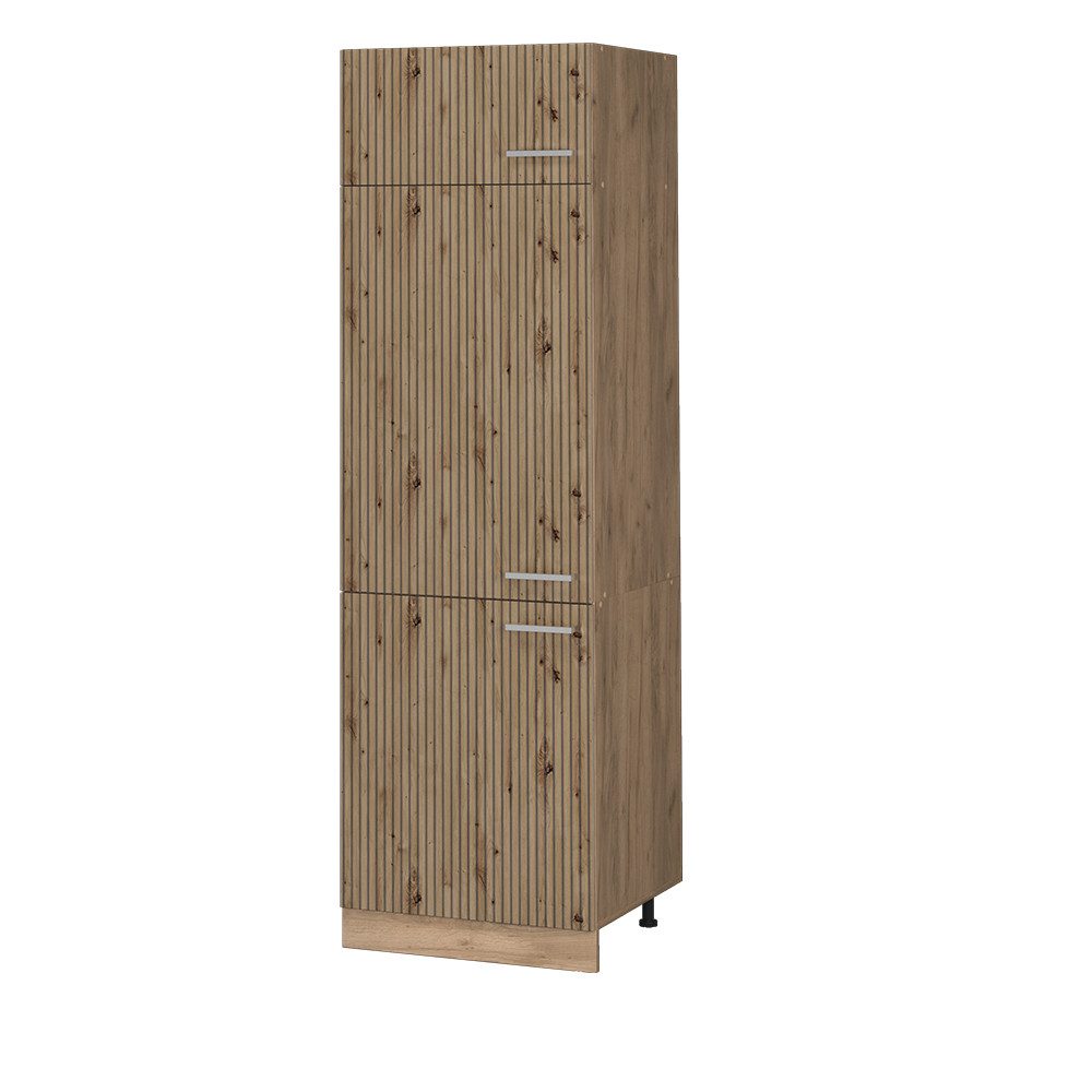 Vicco Kühlumbauschrank R-Line, Artisan-Eiche/Goldkraft Eiche, 60 günstig online kaufen