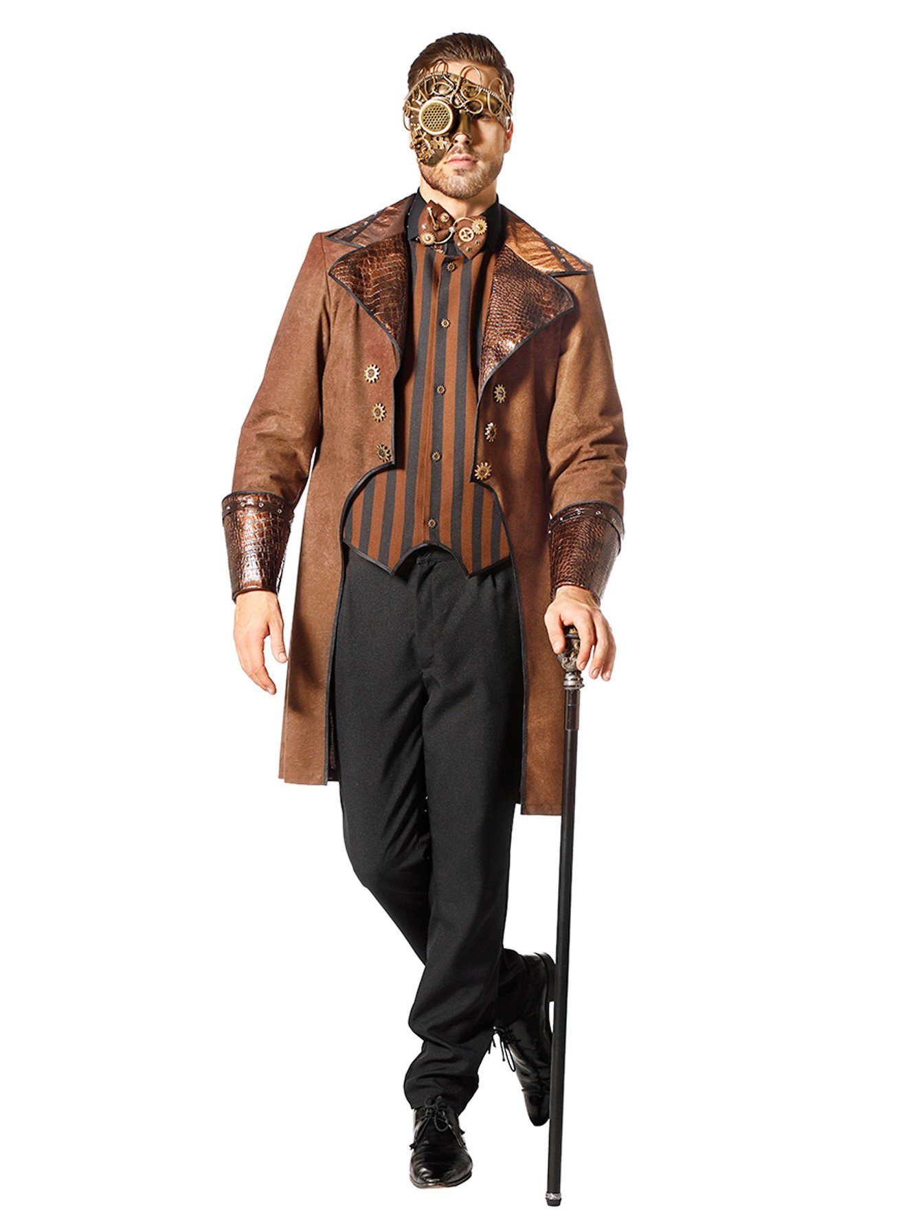 Metamorph Kostüm Steampunk Aristokrat Mantel & Weste, Herrschaftliche Oberb günstig online kaufen