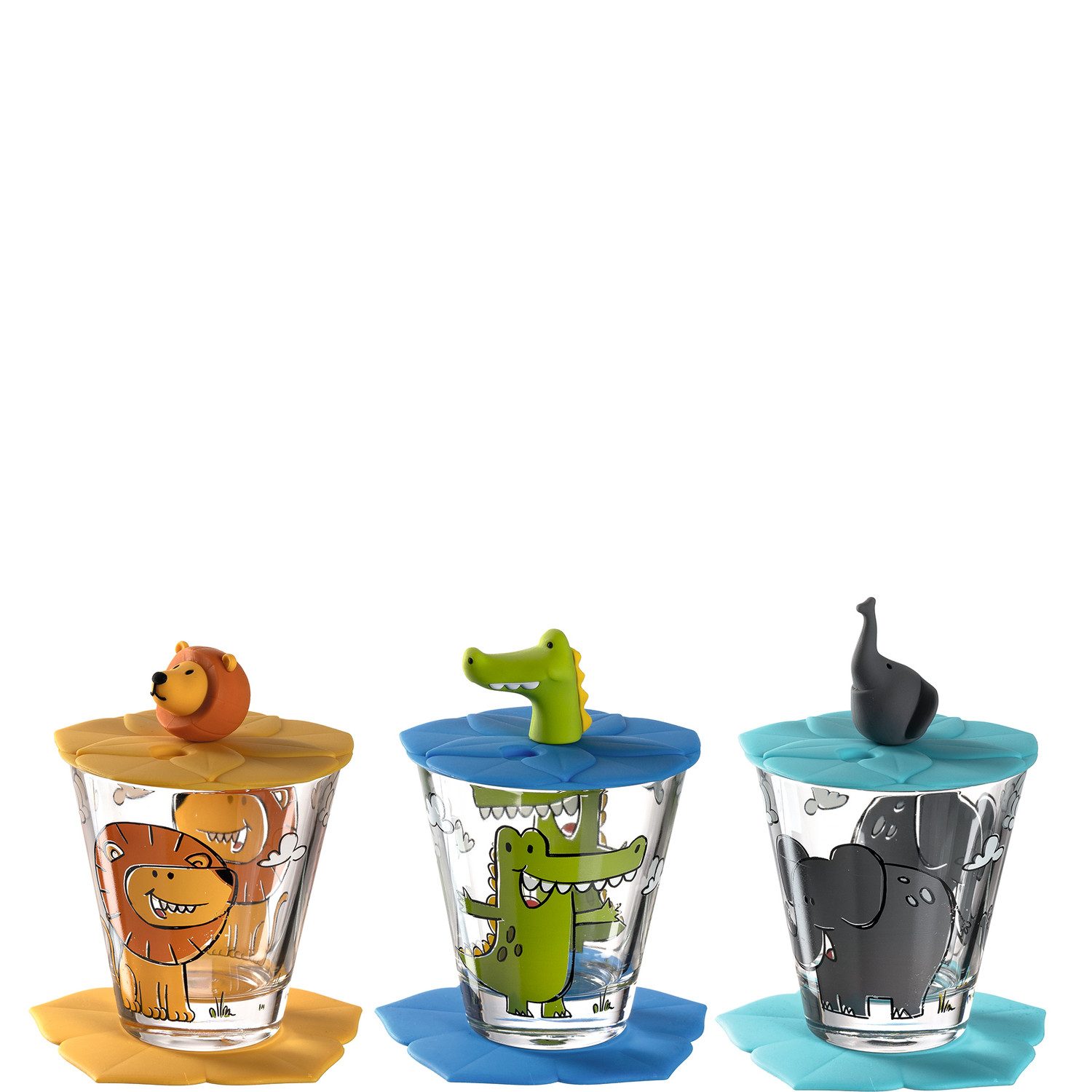 LEONARDO Becher Bambini, Materialmix, 3er Set, Kinder, Spülmaschinengeeignet