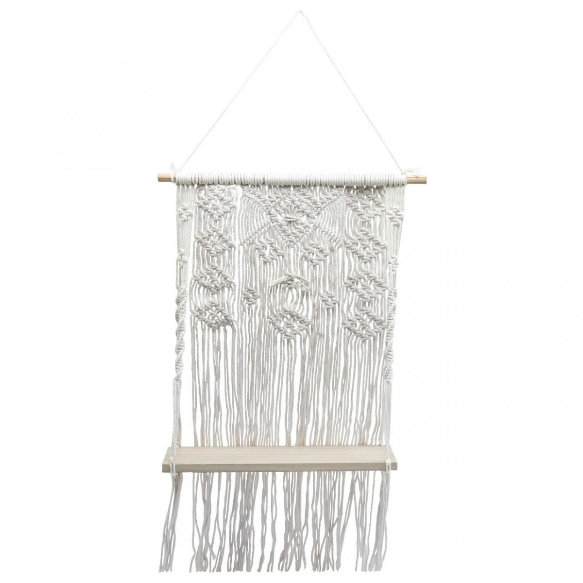 Hängedekoration Boho Makramee Blumenampel Hängedeko Fensterdeko mit Blumenschaukel