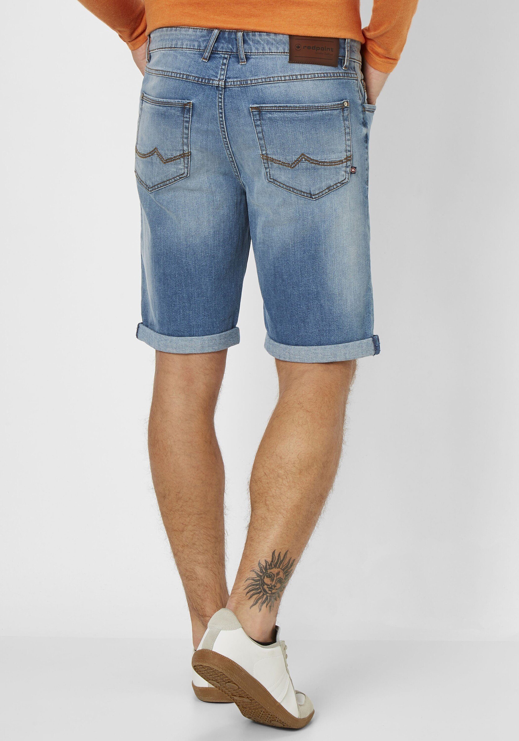 Redpoint Jeansbermudas SHERBROOKE 5-Pocket Jeans Bermudas mit Stretch
