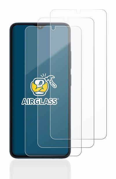 BROTECT flexible Panzerglasfolie für Xiaomi Redmi 12C, Displayschutzglas, 3 Stück, Schutzglas Glasfolie klar