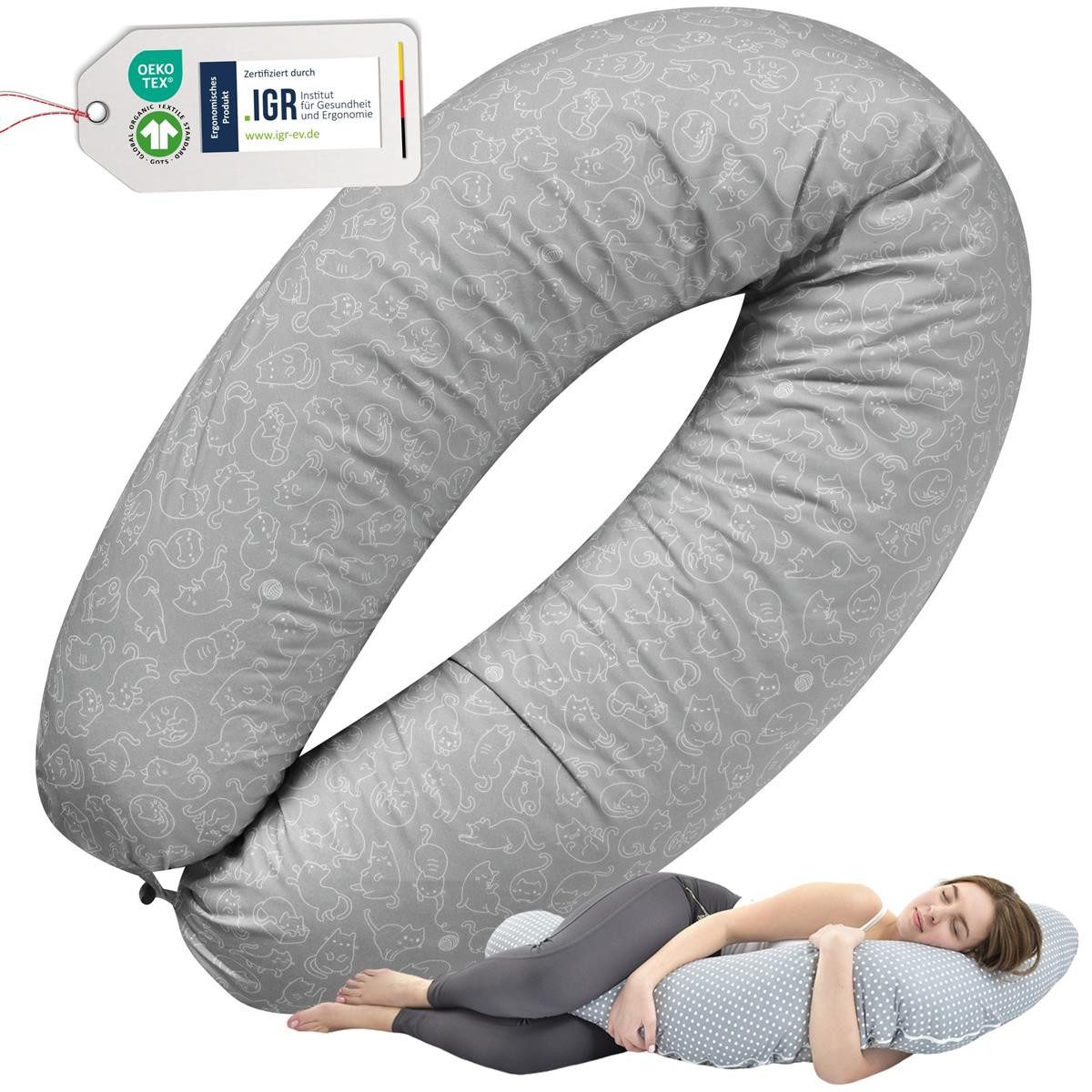 SEI Design Stillkissen Stillkissen XXL Mikroperlen Seitenschläferkissen Bab günstig online kaufen