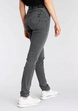Herrlicher High-waist-Jeans PIPER HI SLIM ORGANIC DENIM CASHMERE TOUCH umweltfreundlich dank Kitotex Technologie