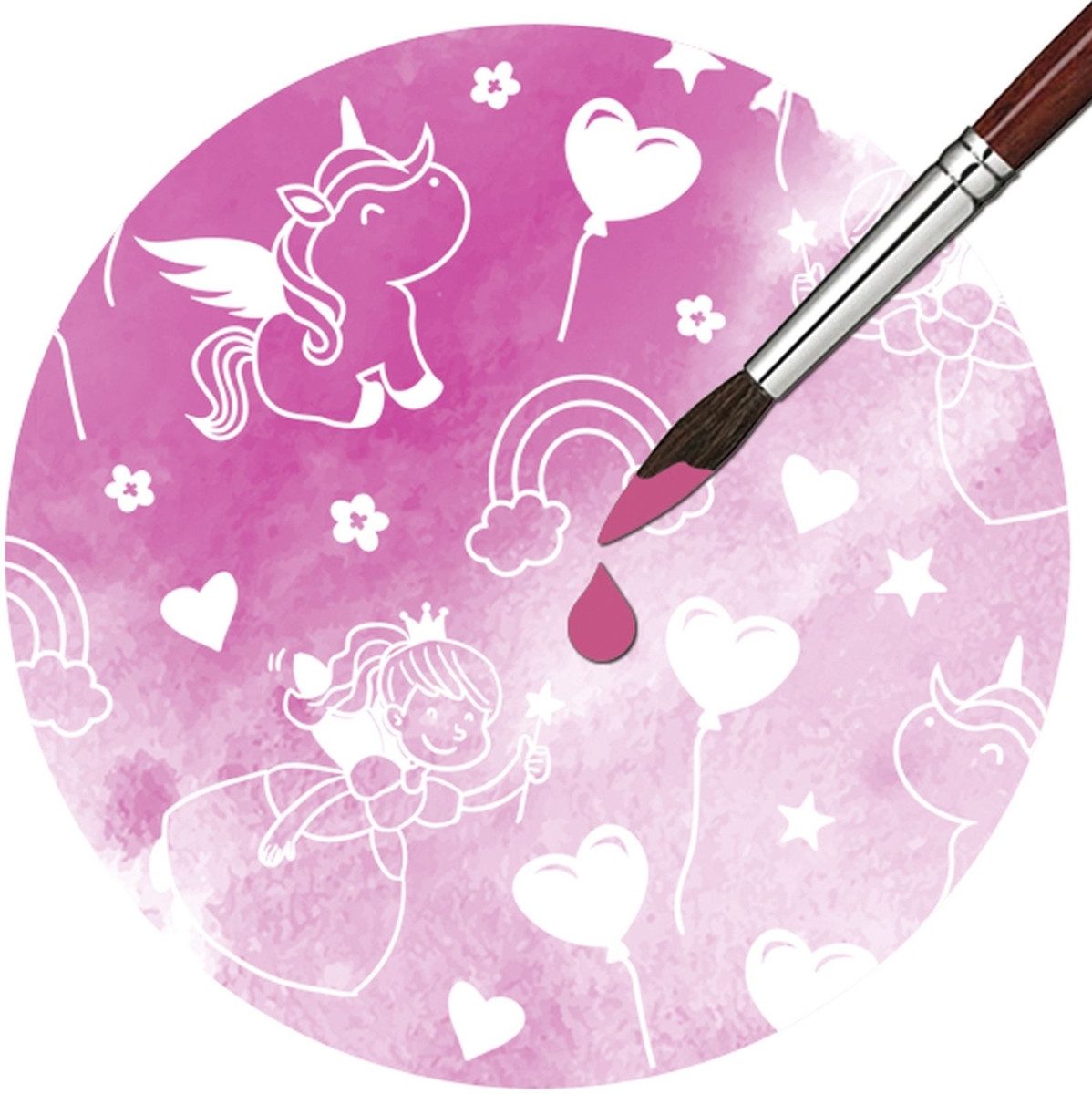 Thumbnail - Ursus - Ludwig Bähr Bastelkartonpapier Zauberpapier 250g/qm VE=10 Blatt A4 Einhorn Motiv 10