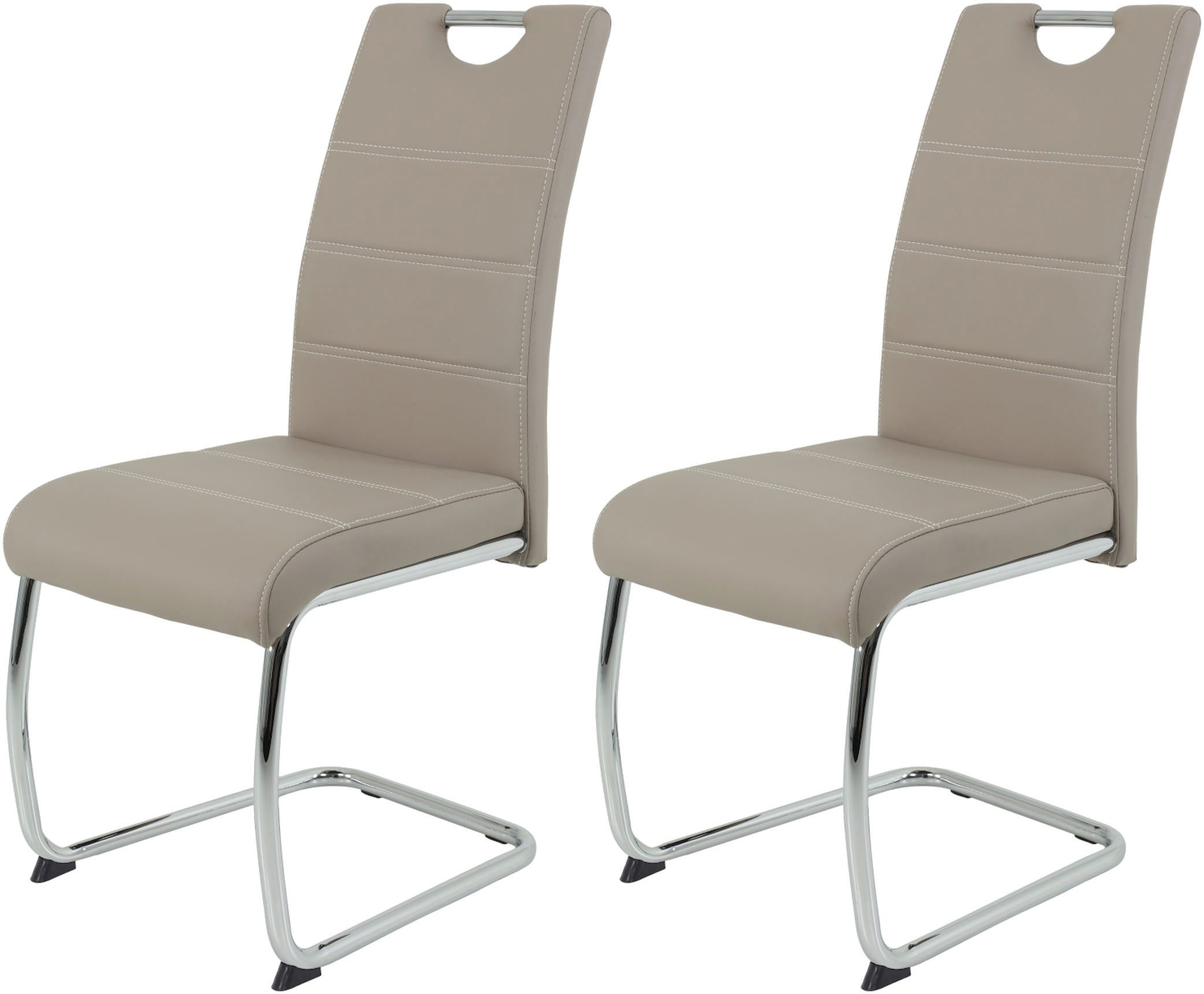 HELA Freischwinger Flora, Esszimmerstühle (Set, 2 St), Schwingstuhl Set: 1, günstig online kaufen