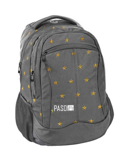 PASO Rucksack Schulrucksack mit Sternen