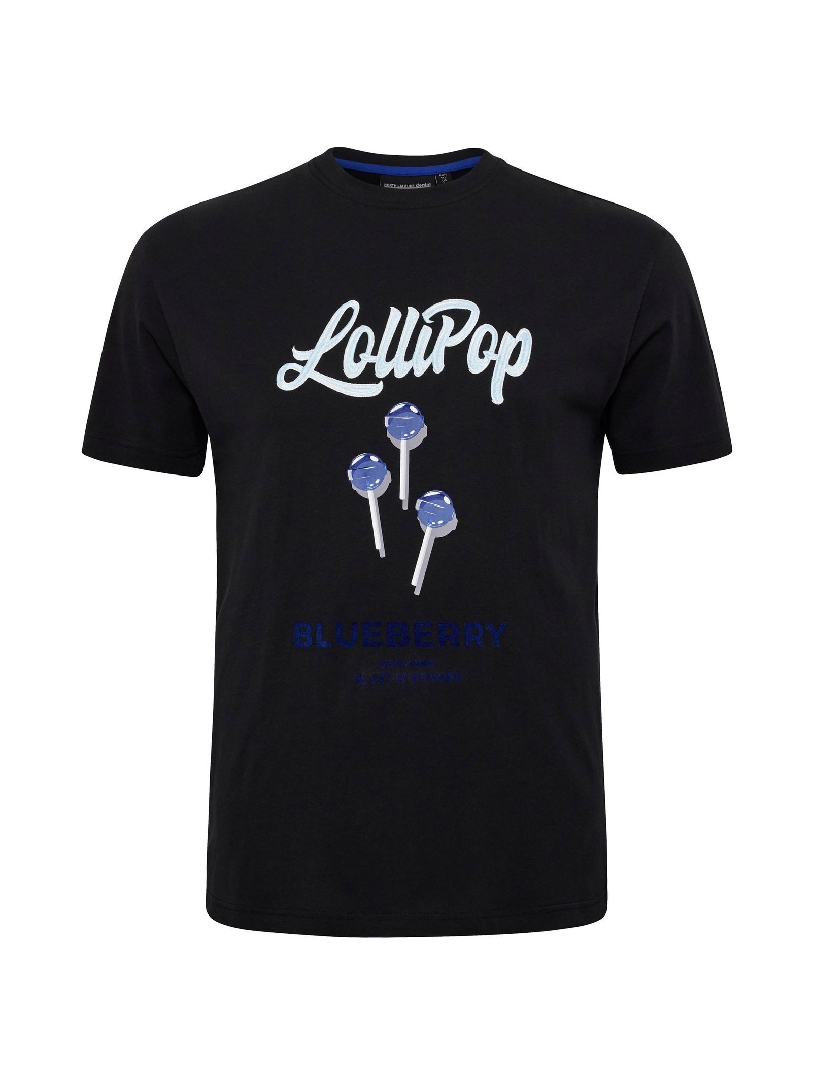 Print-Shirt XXL Printed T-Shirt "LolliPop" von North Latitude denim, schwarz