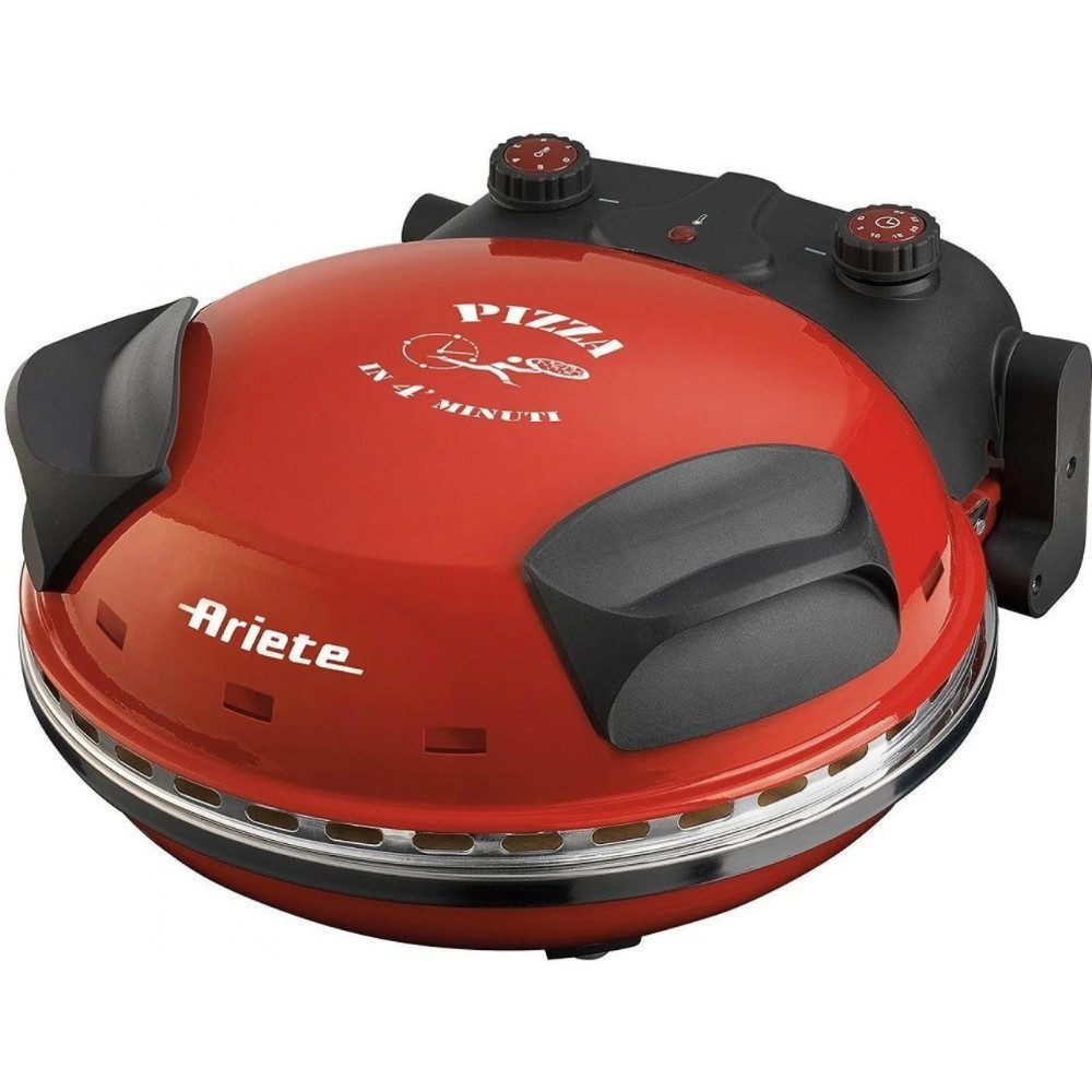 Ariete Minibackofen Pizza-Ofen 909, Miniofen, Camping, Outdoor, Pizza, 400grad, Timer