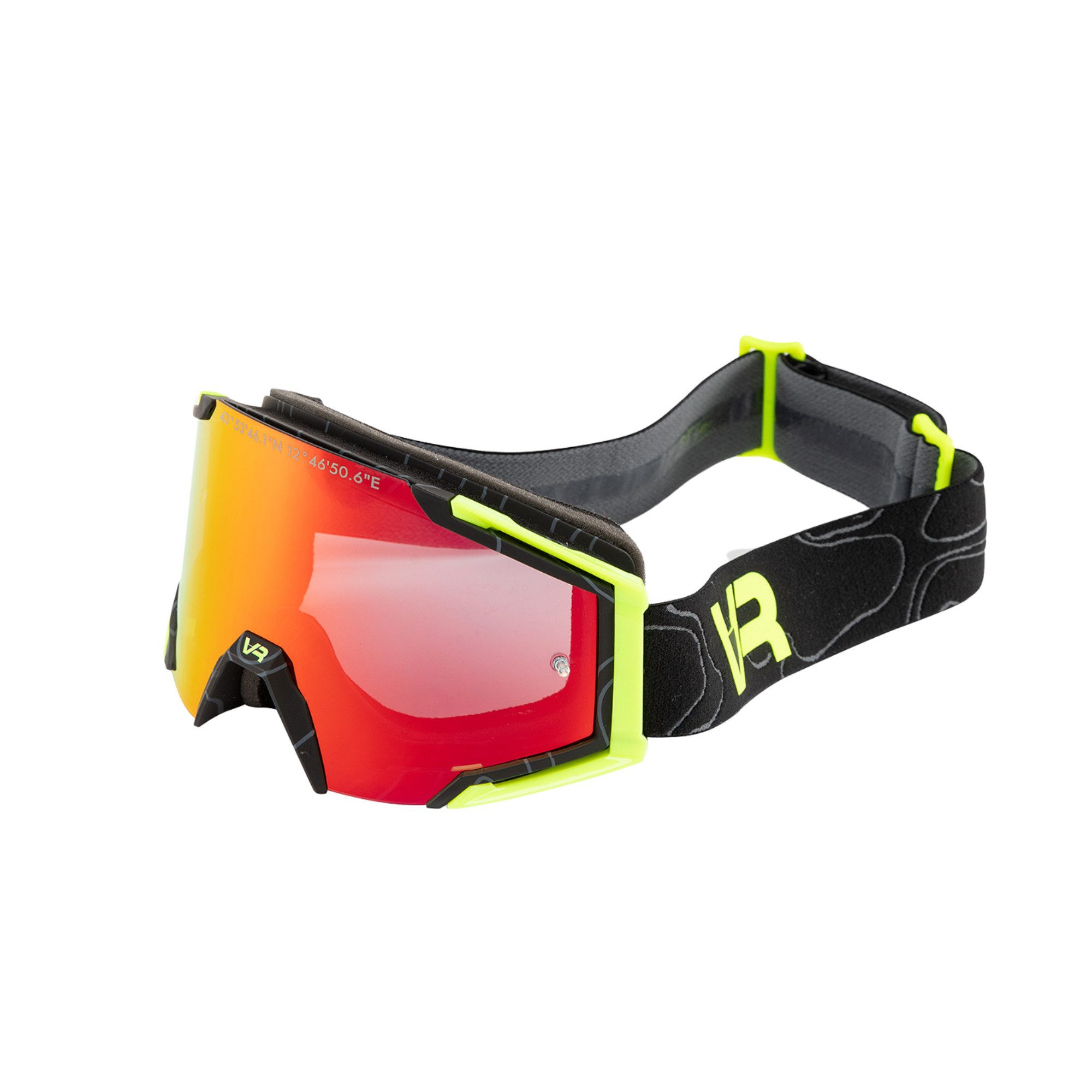 VR46 Brille Valentino Rossi MTB-Brille - schwarz/neongelb