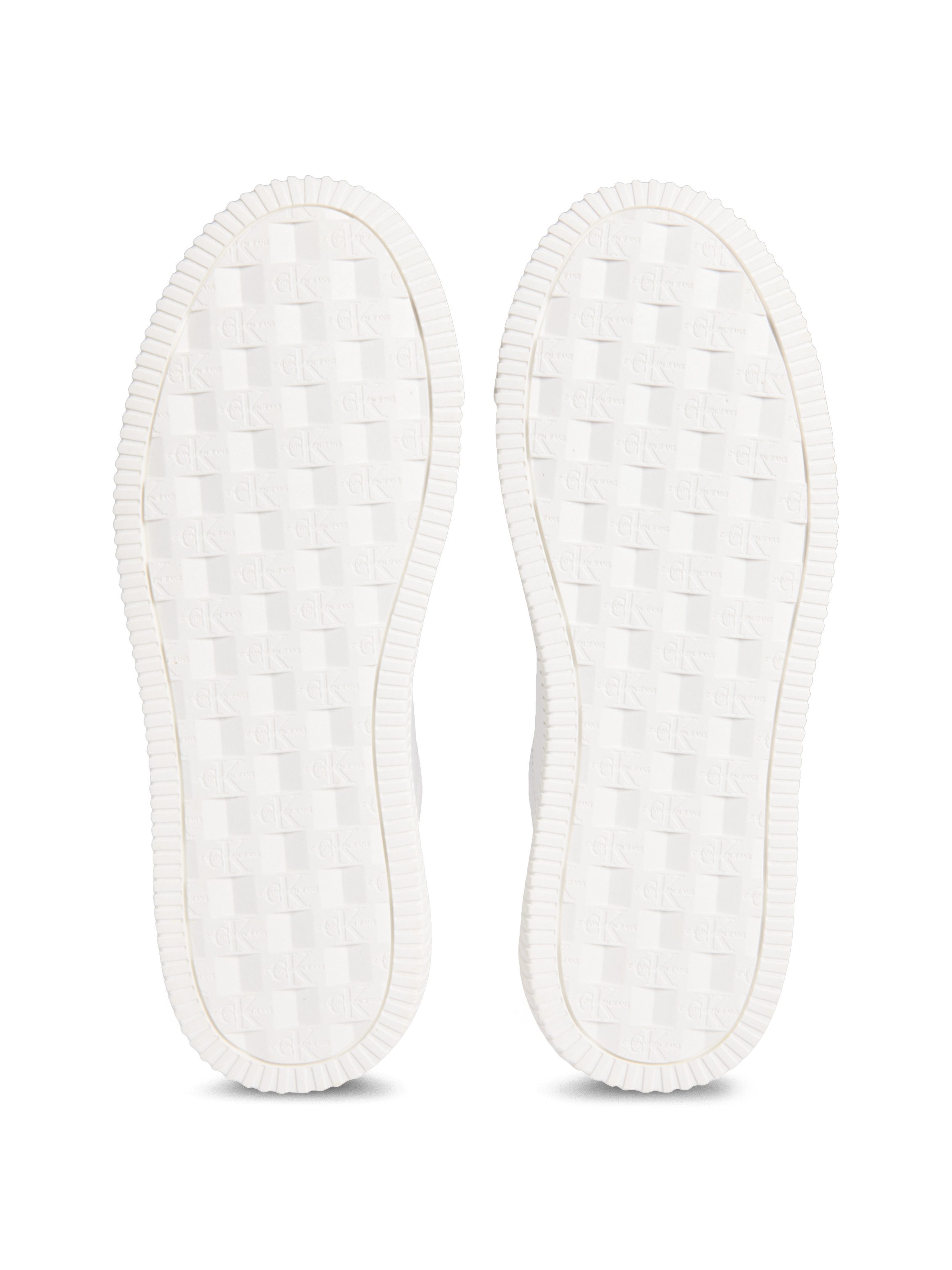 Calvin Klein Jeans CHUNKY CUPSOLE MONO LTH Sneaker Schnürschuh, Halbschuh, Freizeitsneaker mit seitlichem Logo