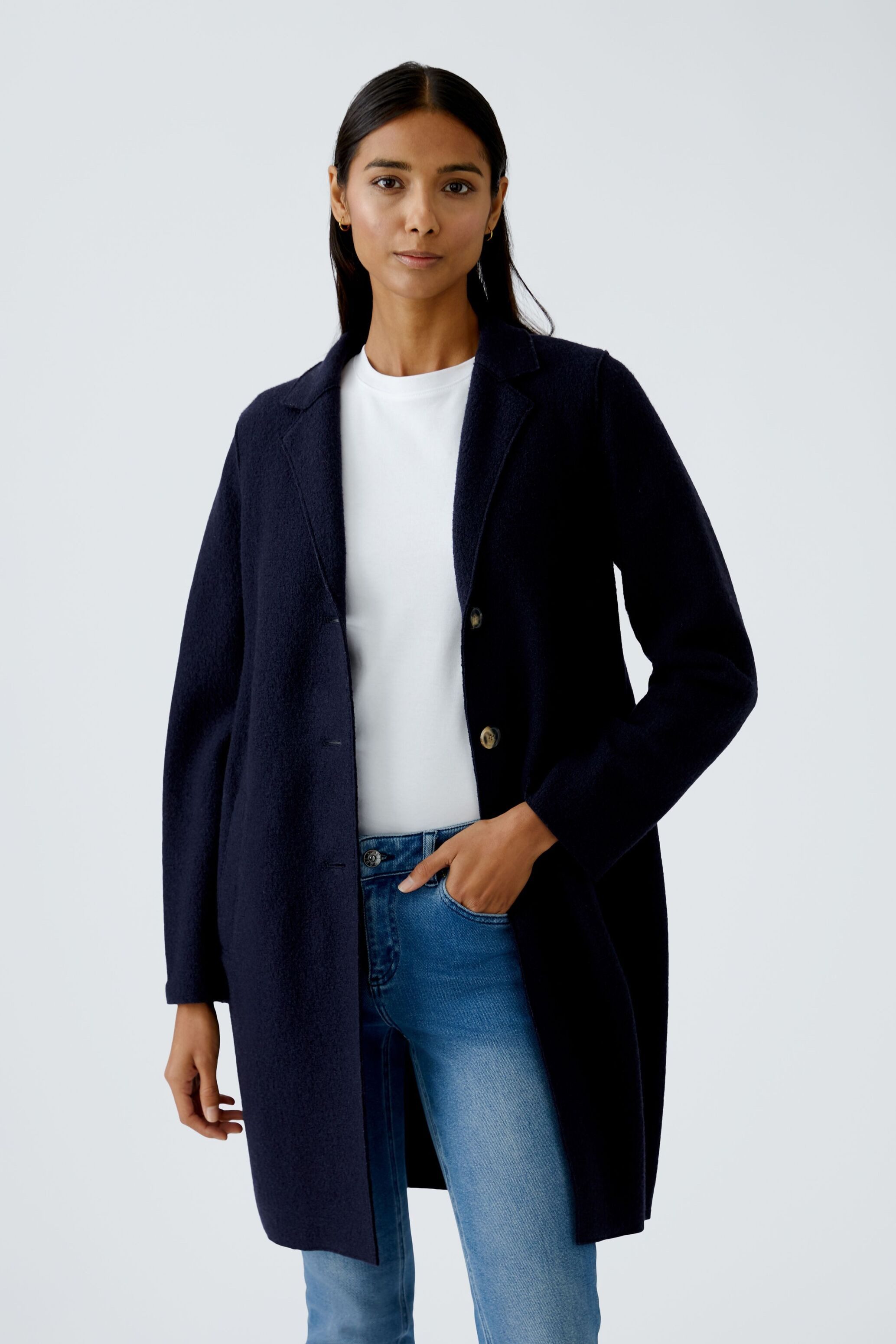 Oui Wollmantel MAYSON Mantel Boiled Wool günstig online kaufen