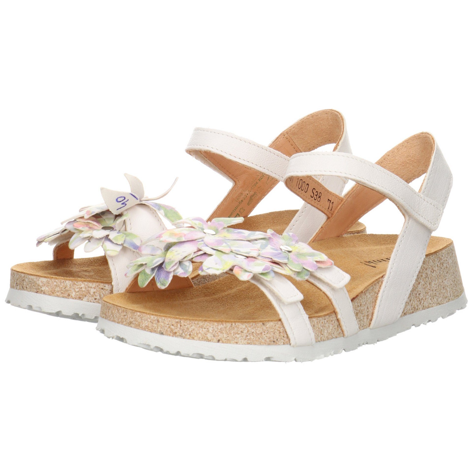 Damen weiß Glattleder Sandale Sandale Think! 048430 Sandalen Koak