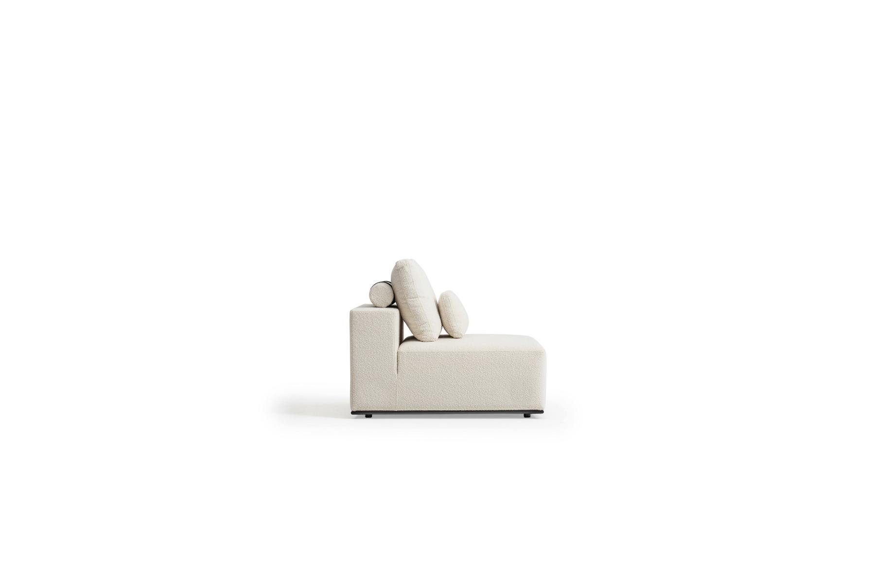 Couch Europe Modern Made Sitz Möbel, Polster Ecksofa JVmoebel Weiß L-Form Ecksofa Textil in