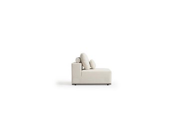 JVmoebel Big-Sofa Weißer Sofa Sechssitzer Wohnzimmermöbel Luxus Stoff Möbel, 4 Teile, Made in Europe