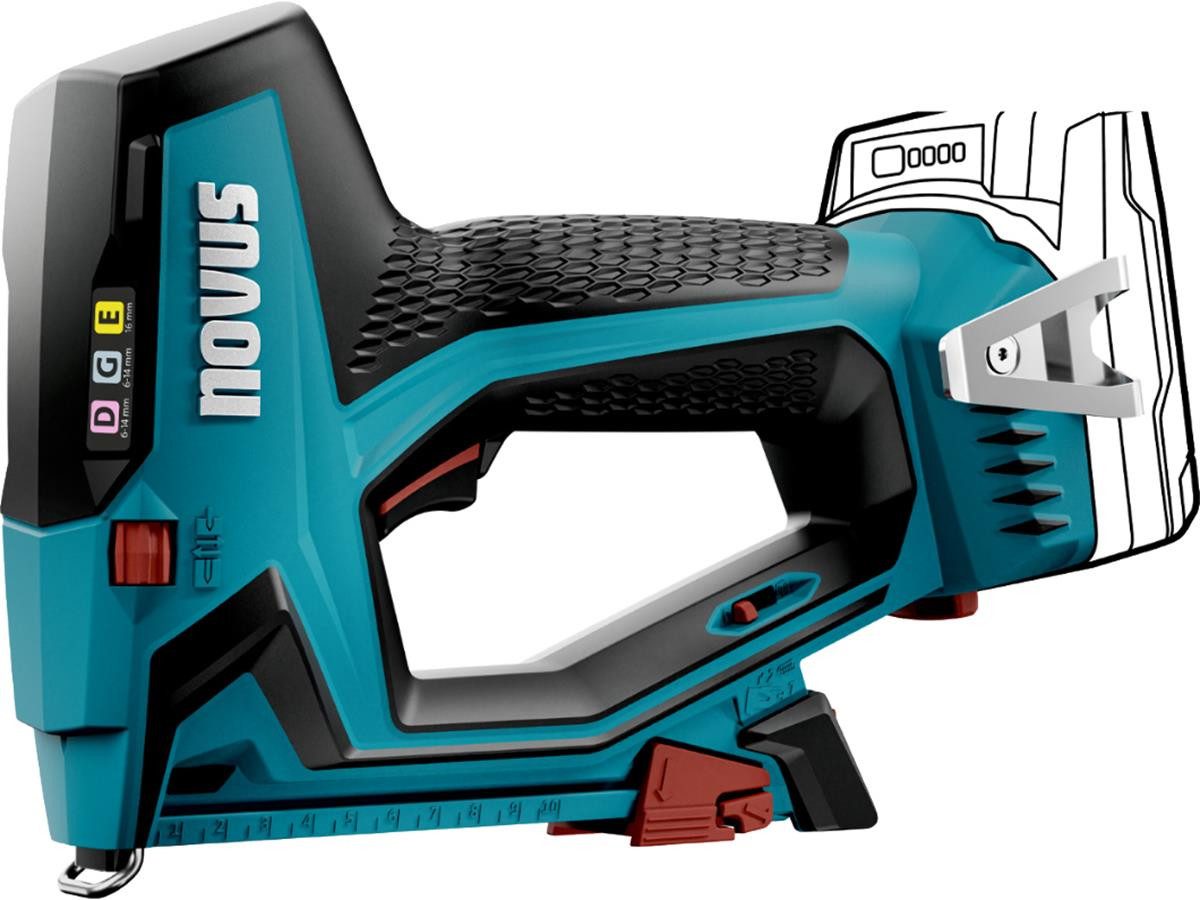NOVUS Akku-Tacker J-551, kompatibel zum CAS Akkusystem, Solo Version, ohne Akku und Ladegerät