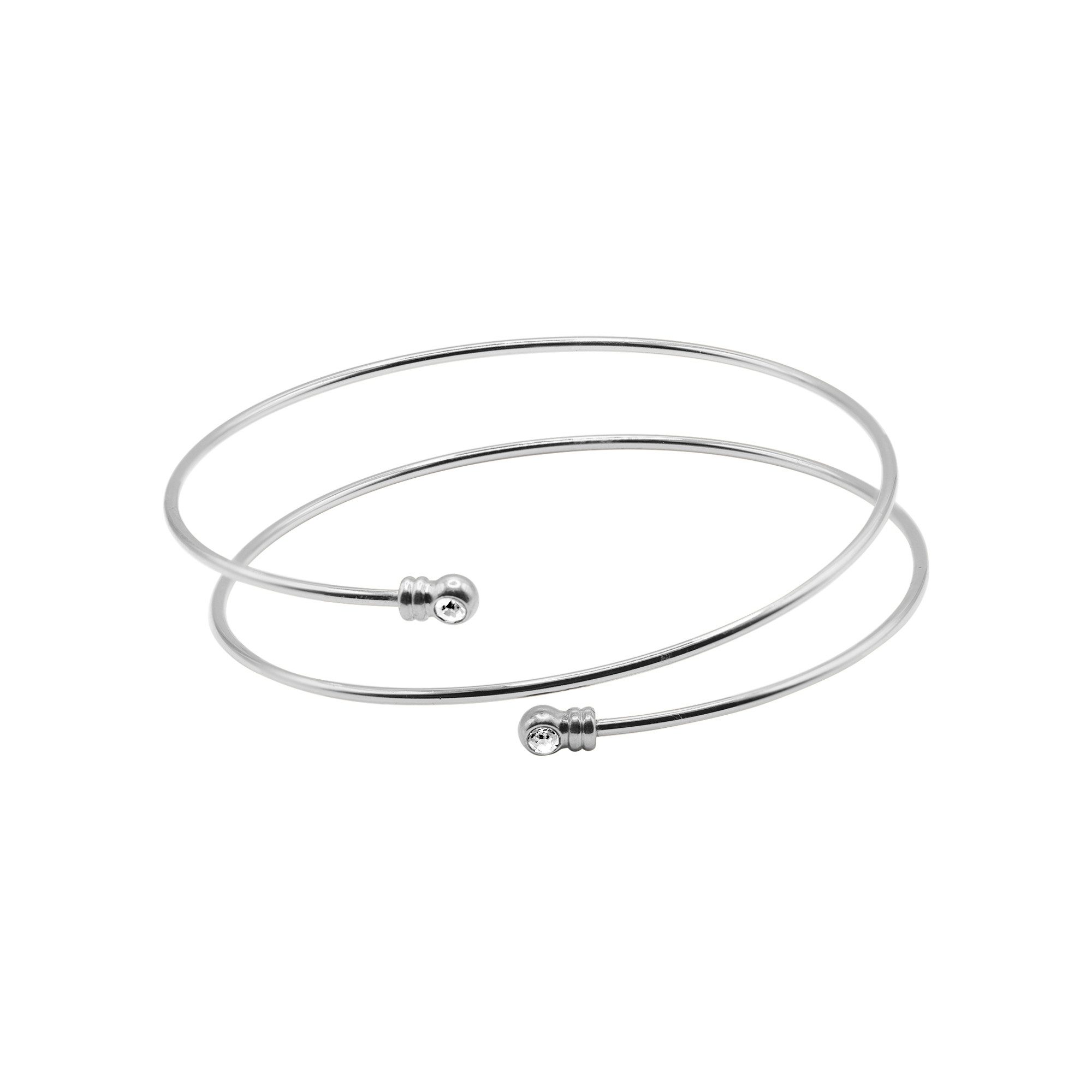 Heideman Armband Zoa silberfarben poliert (Armband, inkl. Geschenkverpackung), Upper arm cuff Damen