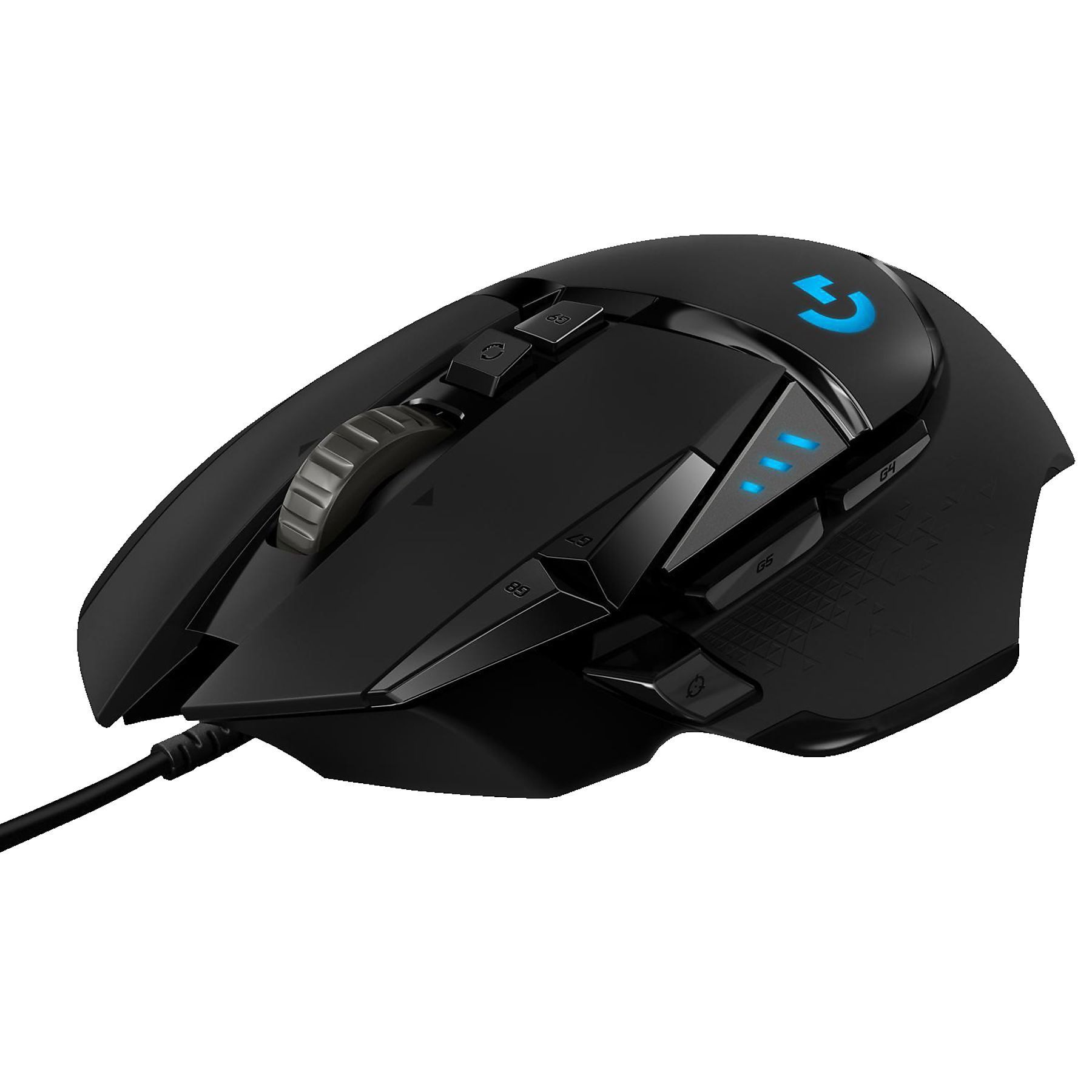G502 HERO, 25.600 DPI, 11 Tasten, RGB, Gewicht anpassbar Gaming-Maus