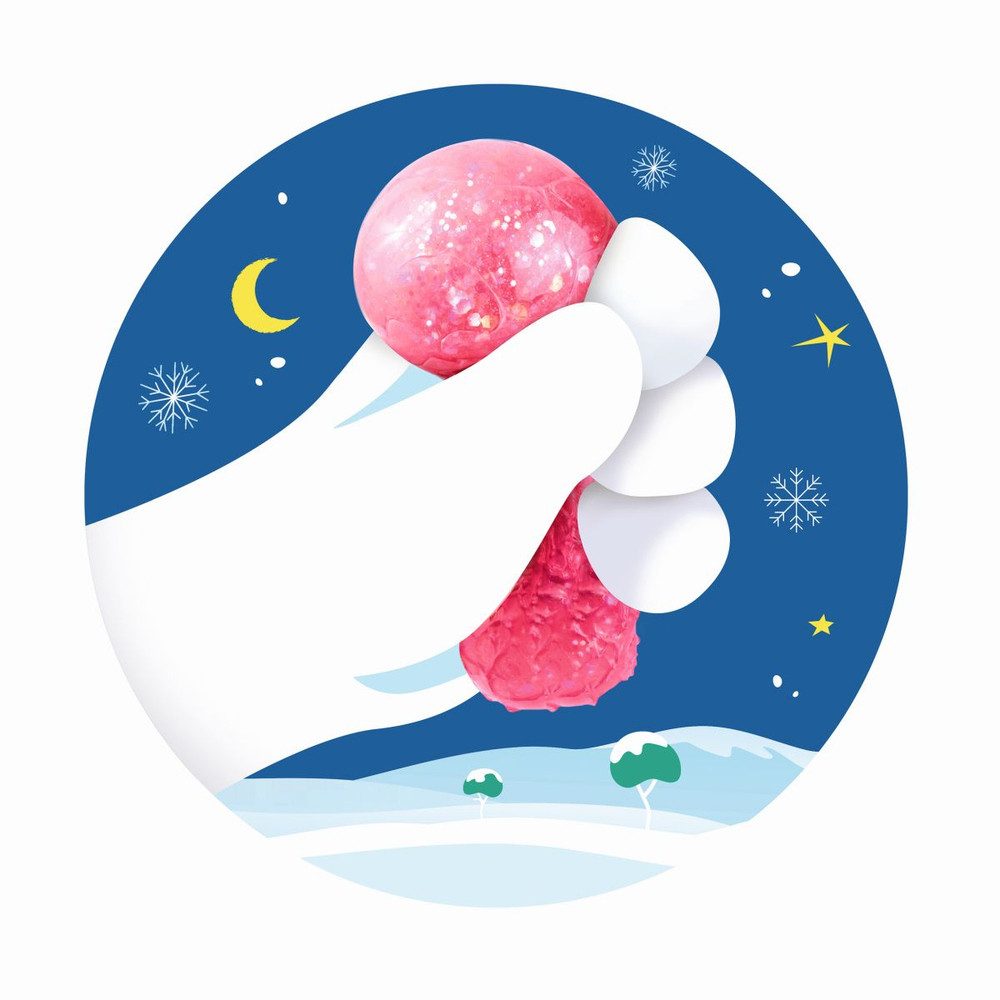 Trendhaus Fidget-Gadget Squeeze - Glitzer Ball - 1 Stück