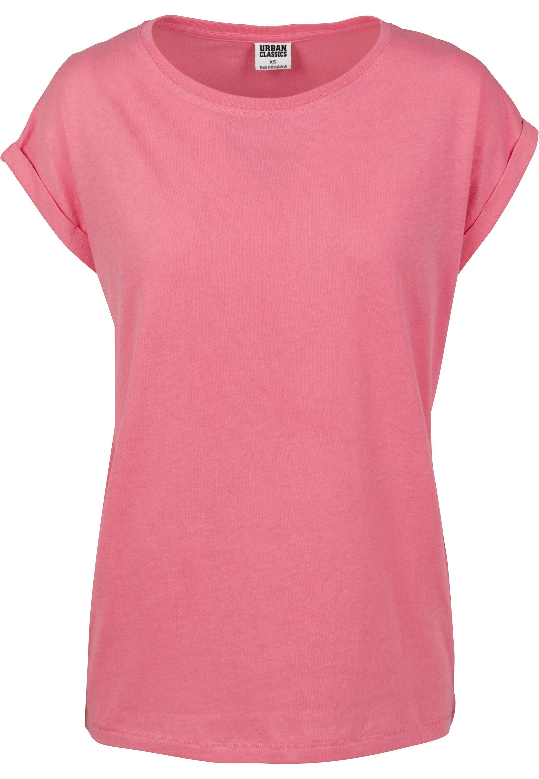 URBAN CLASSICS Kurzarmshirt Urban Classics Damen Ladies Extended Shoulder Tee (1-tlg)
