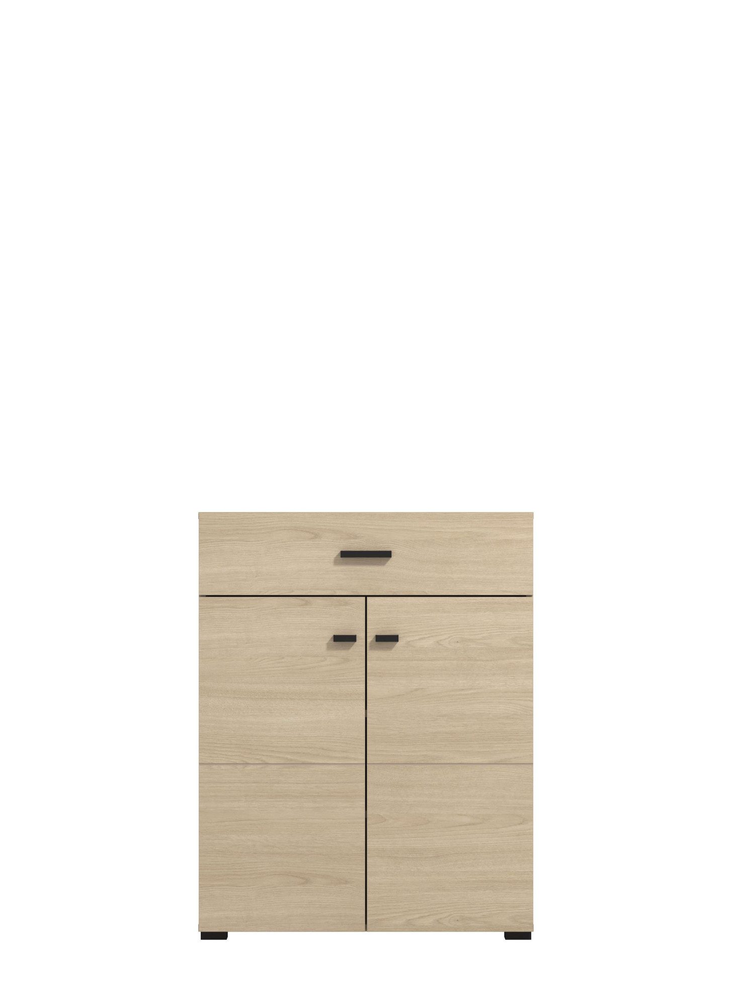 Home affaire Schuhkommode Rathlin Schuhschrank, Schuhregal, für ca. 9 Paar Schuhe, zwei Regale und eine Schublade, Gesamtbreite 77 cm