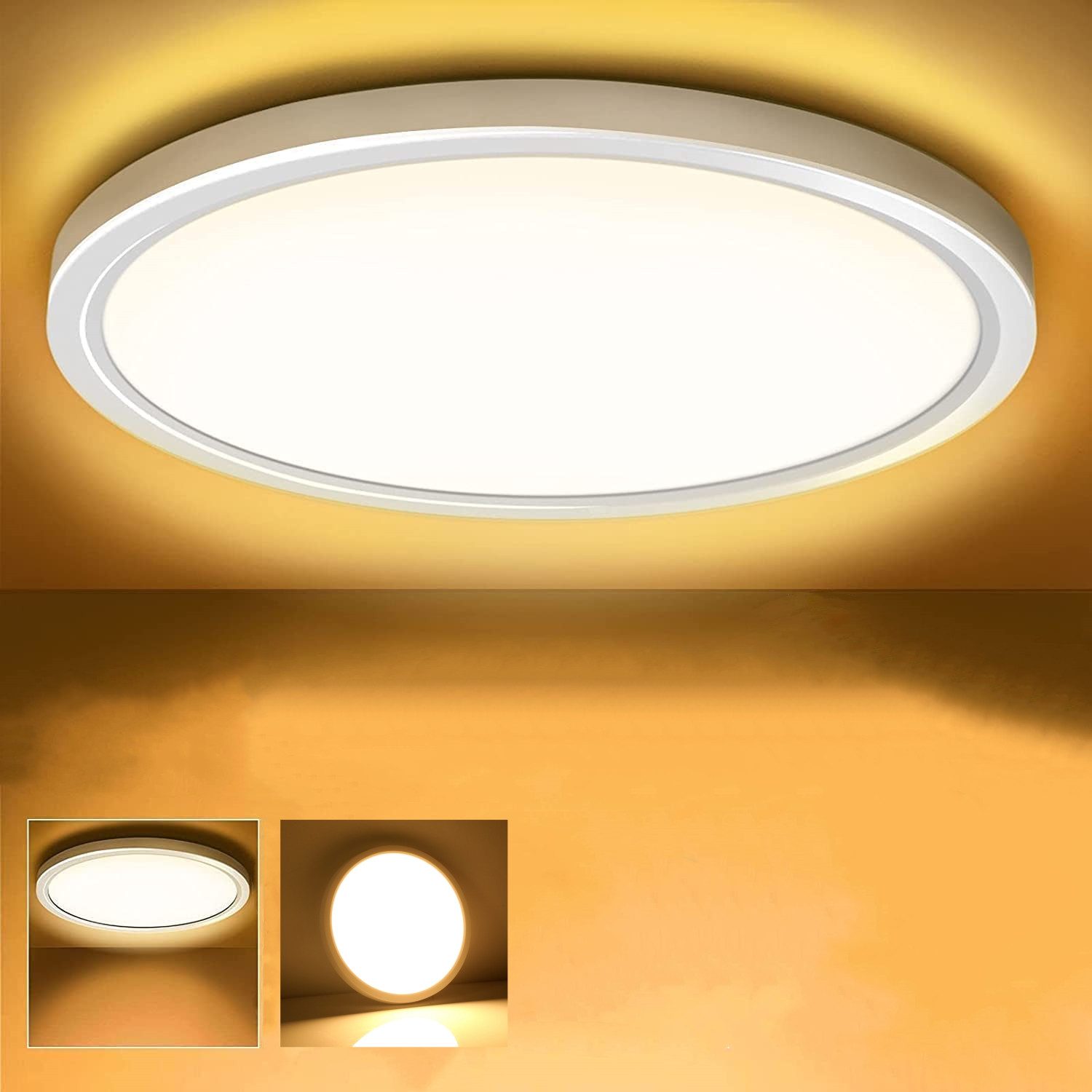 WILGOON Deckenleuchte Ultra Dünn LED Deckenlampe günstig online kaufen