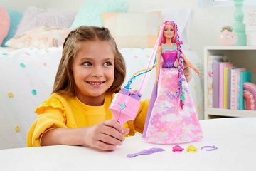 Barbie Anziehpuppe Dreamtopia, Flechtspaß und Zubehör